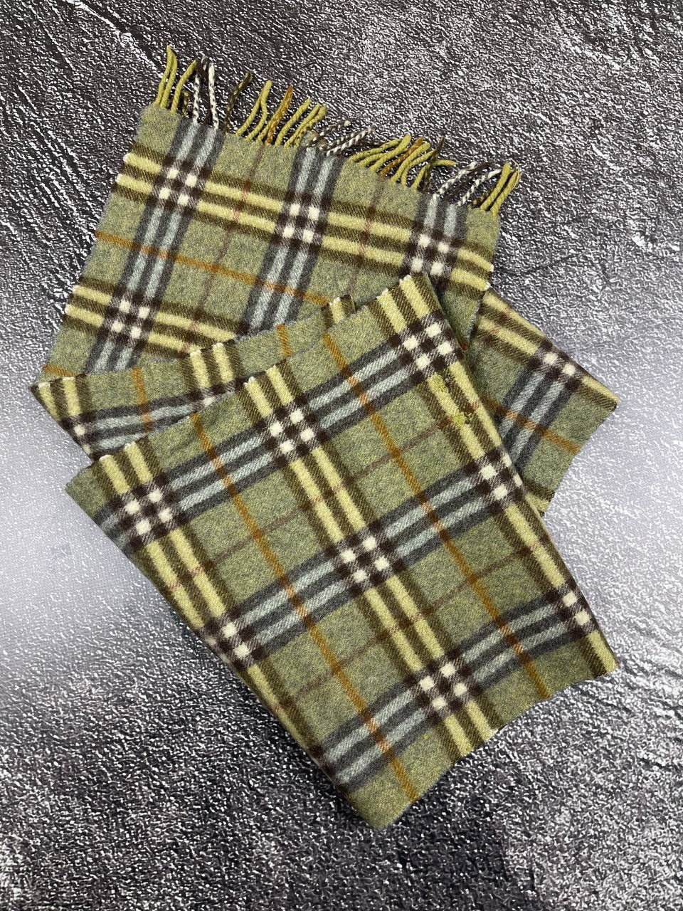 Burberry Vintage Burberrys Scarf Wool 90s Y2K Streetwear Size ONE SIZE - 3 Thumbnail