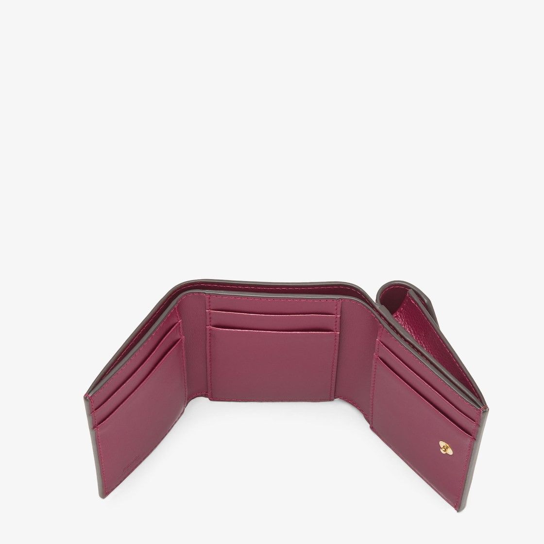 Fendi o1s1wg111224 Size: OS / FF Diamonds Wallet in Burgundy Size ONE SIZE - 4 Thumbnail