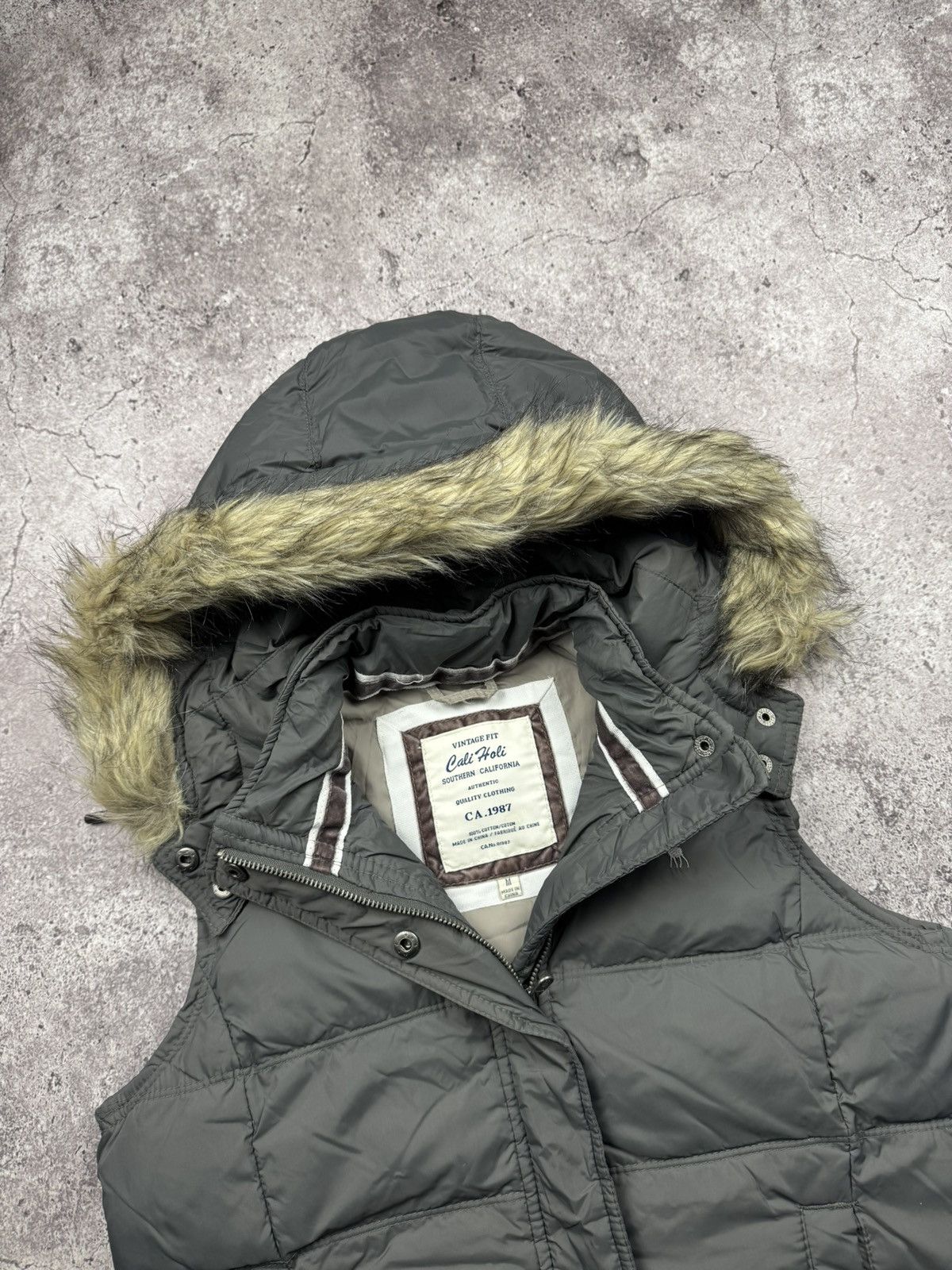 Japanese Brand Y2K Faux Fur Down Vest ifsixwasnine LGB Goa styled Japanesse Size M / US 6-8 / IT 42-44 - 6 Thumbnail