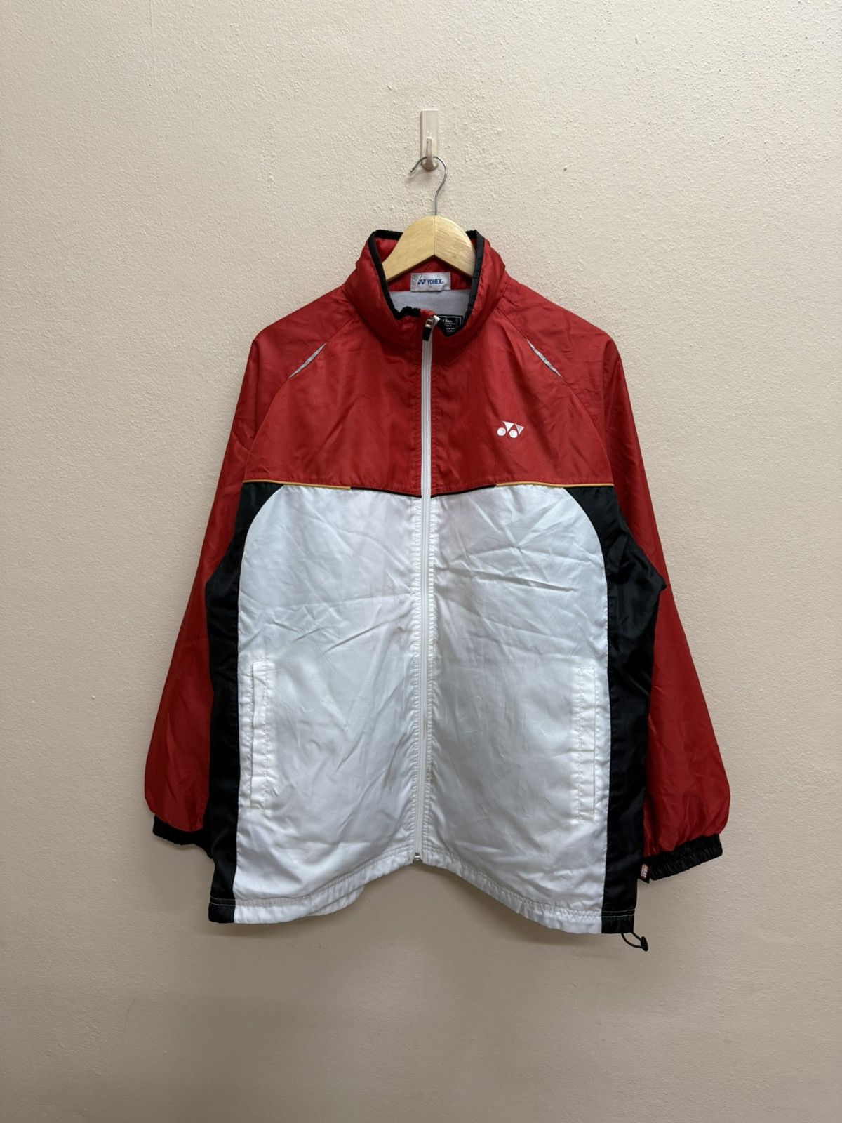 Japanese Brand Vintage 90s Yonex Double Breasted Hidden Hoodie Windbreaker Size US XL / EU 56 / 4 - 17 Thumbnail