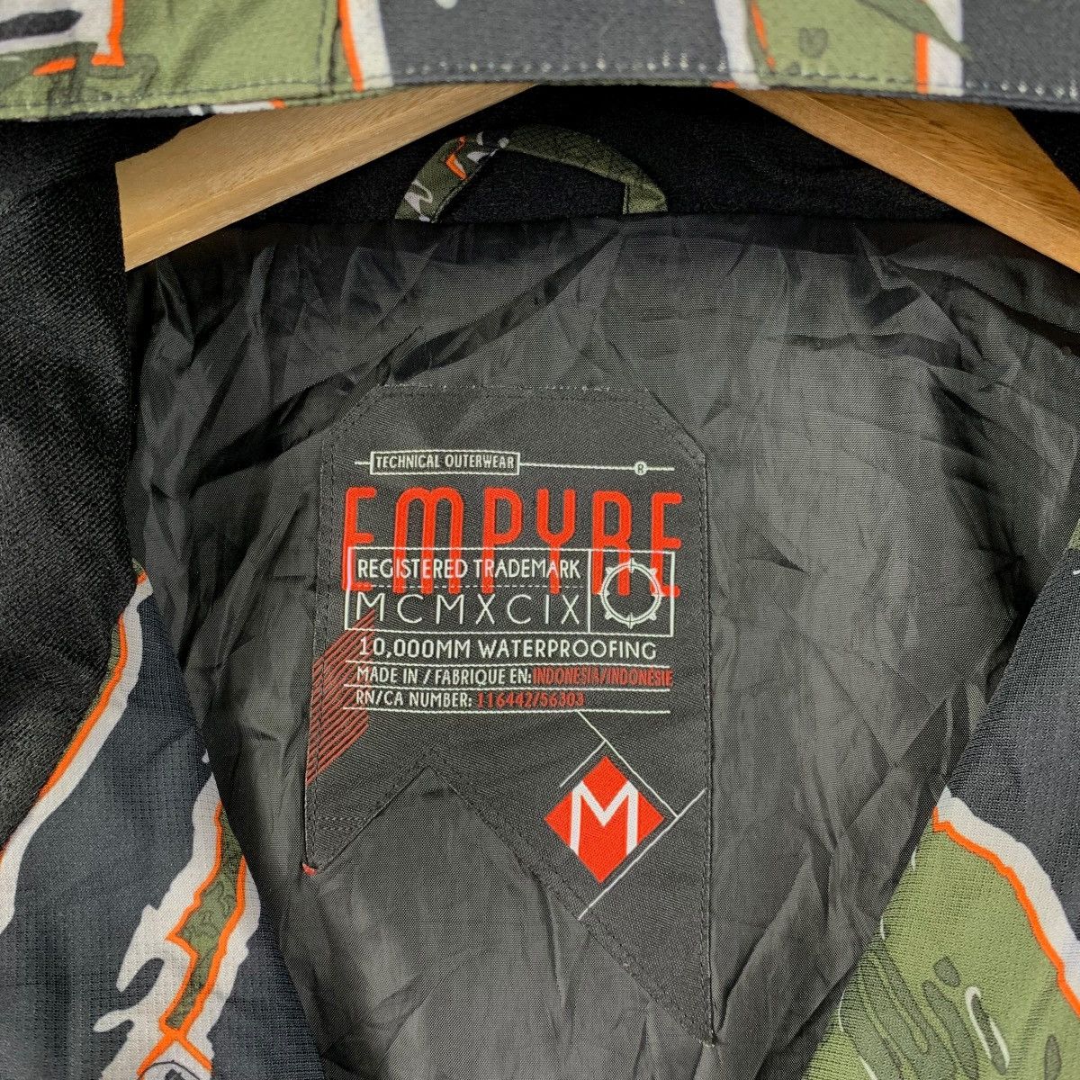 Empyre EMPYRE Technical Outerwear Camo Tiger Stripe Hooded Jacket Size US M / EU 48-50 / 2 - 3 Thumbnail