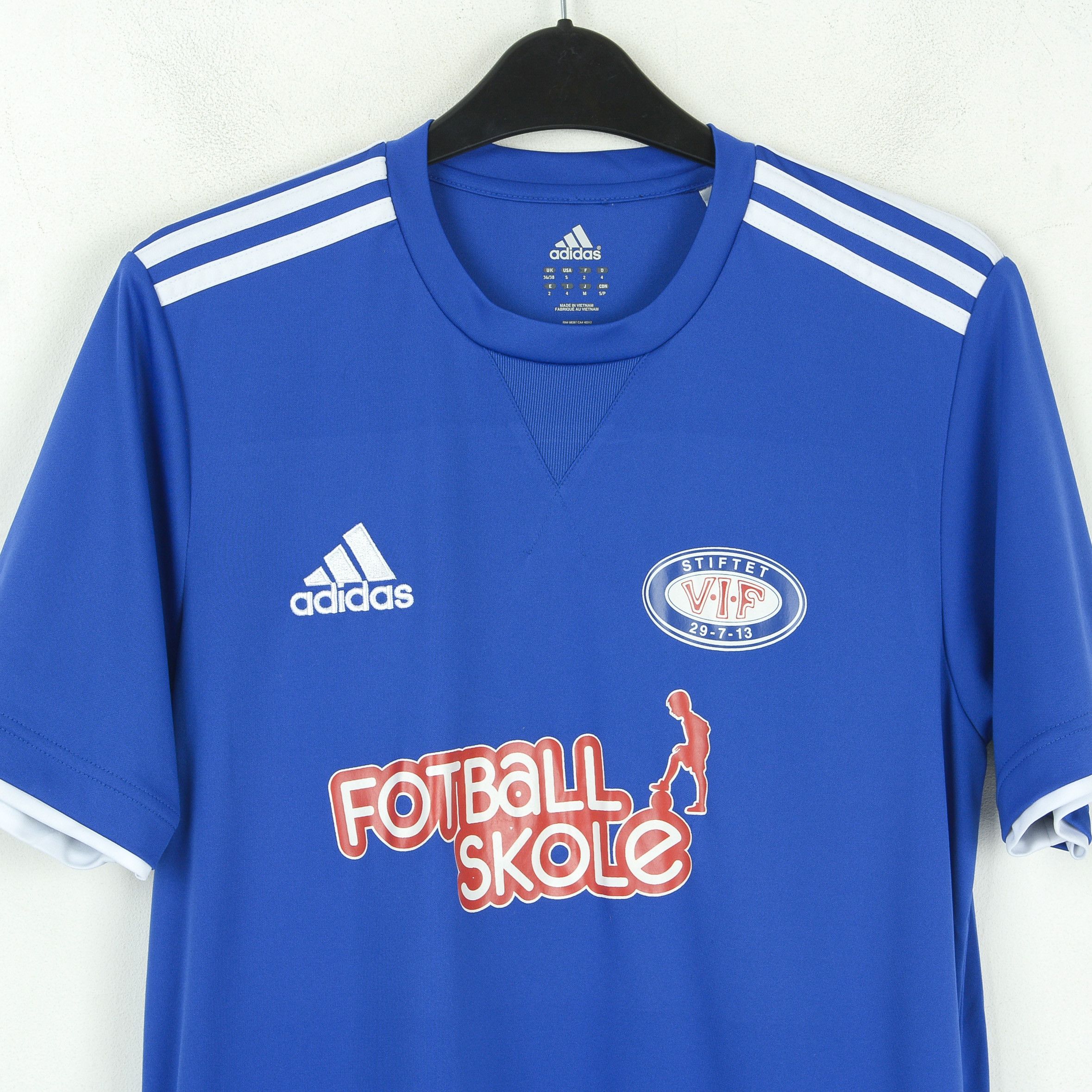 Adidas Oslo Valerenga S Fotball Skole UK 36/38 Soccer Jersey Shirt Size US S / EU 44-46 / 1 - 2 Thumbnail