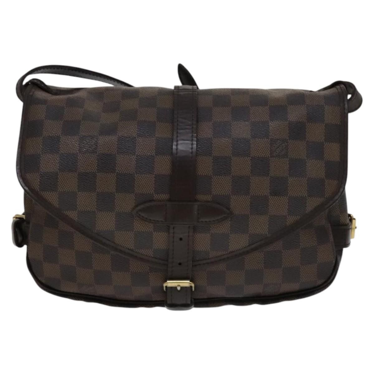 Louis Vuitton Saumur 30 Brown Canvas Shoulder Bag (Pre-Owned) Size ONE SIZE - 1 Thumbnail