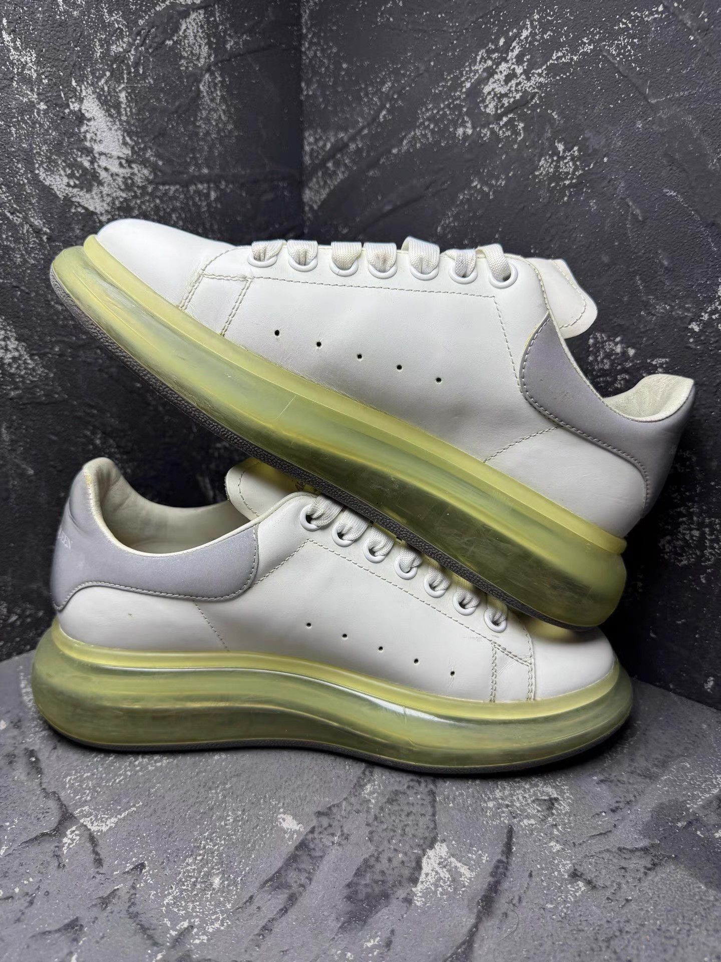 Alexander McQueen Alexander McQueen White Transparent Air Cushion 3M Heel Q10 Size US 7.5 / EU 40-41 - 5 Thumbnail