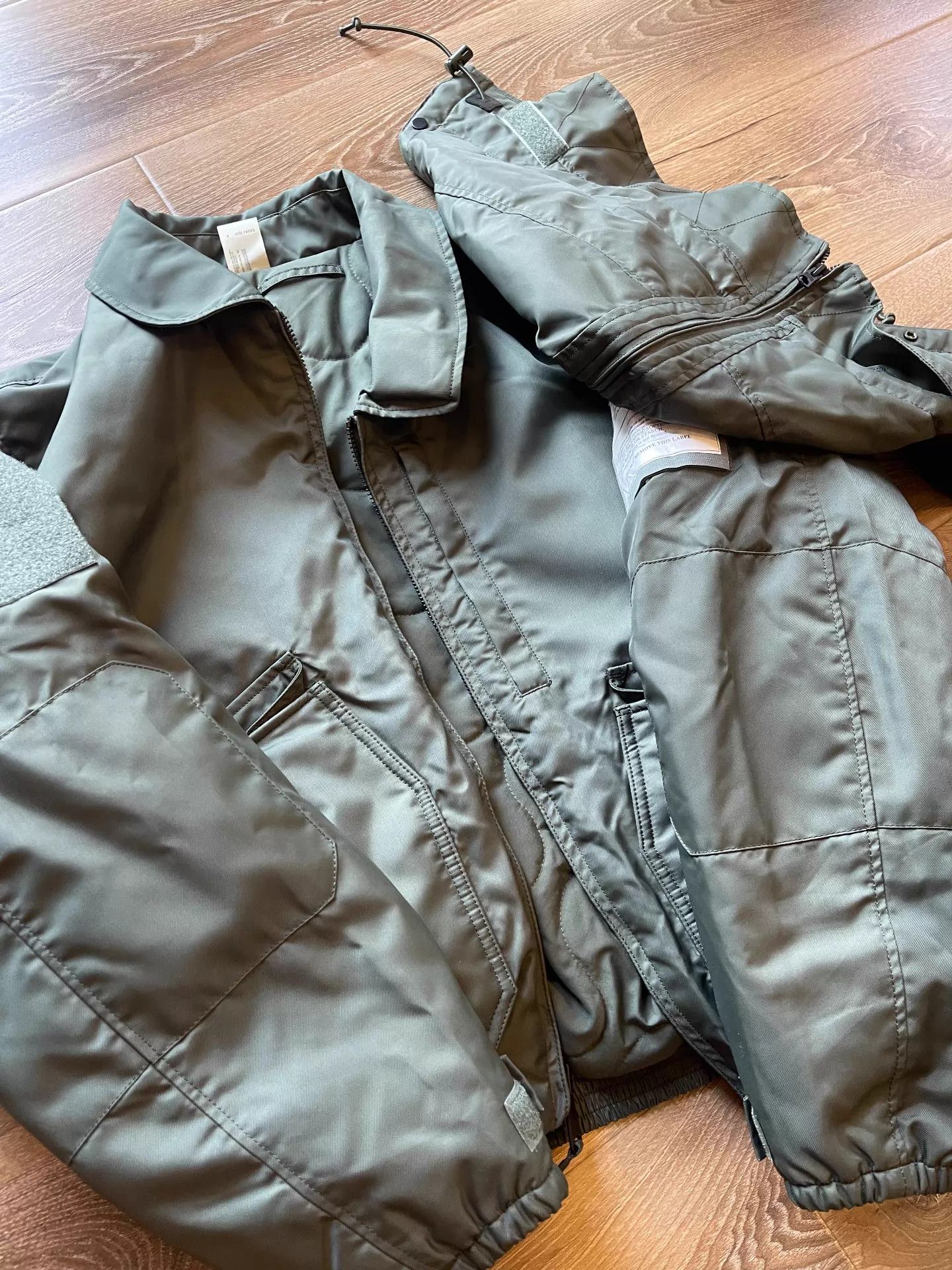 N.Hoolywood N.HOOLYWOOD x Alpha 24aw Detachable Hood Olive Green Flight Jacket 38 Size US M / EU 48-50 / 2 - 5 Thumbnail