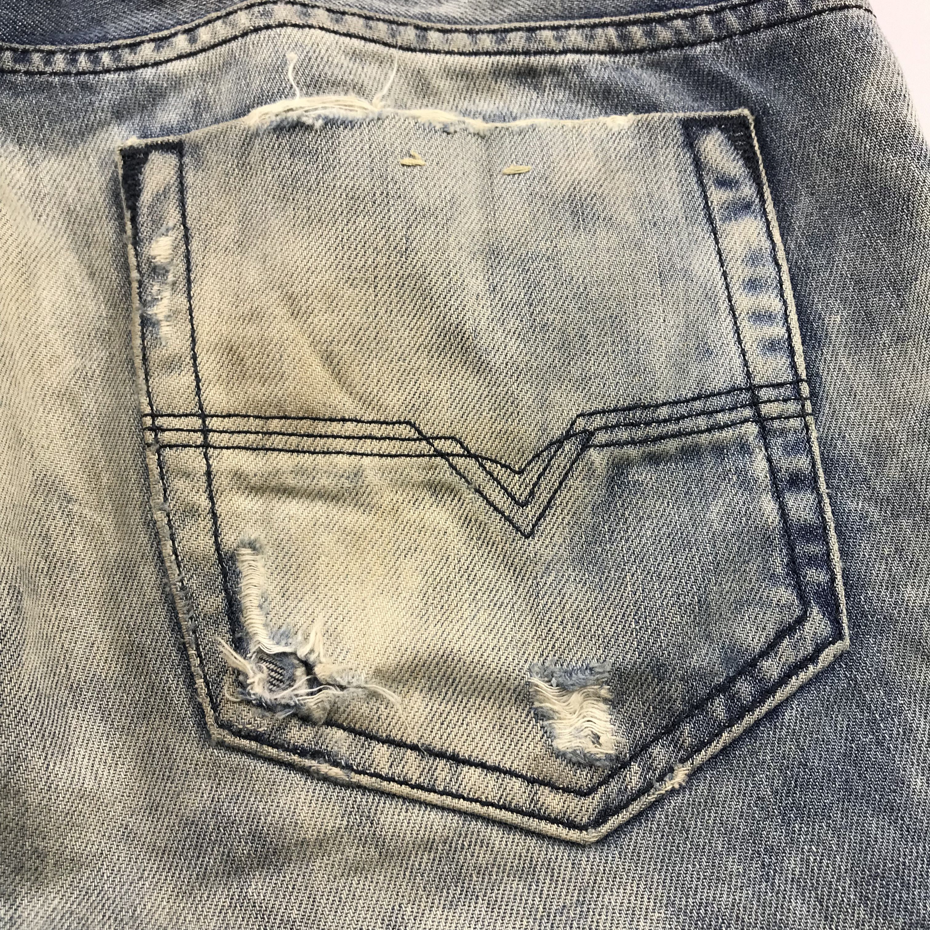 Diesel Diesel Safado Light Distress Denim Jeans KJ3458 Size US 32 / EU 48 - 10 Thumbnail