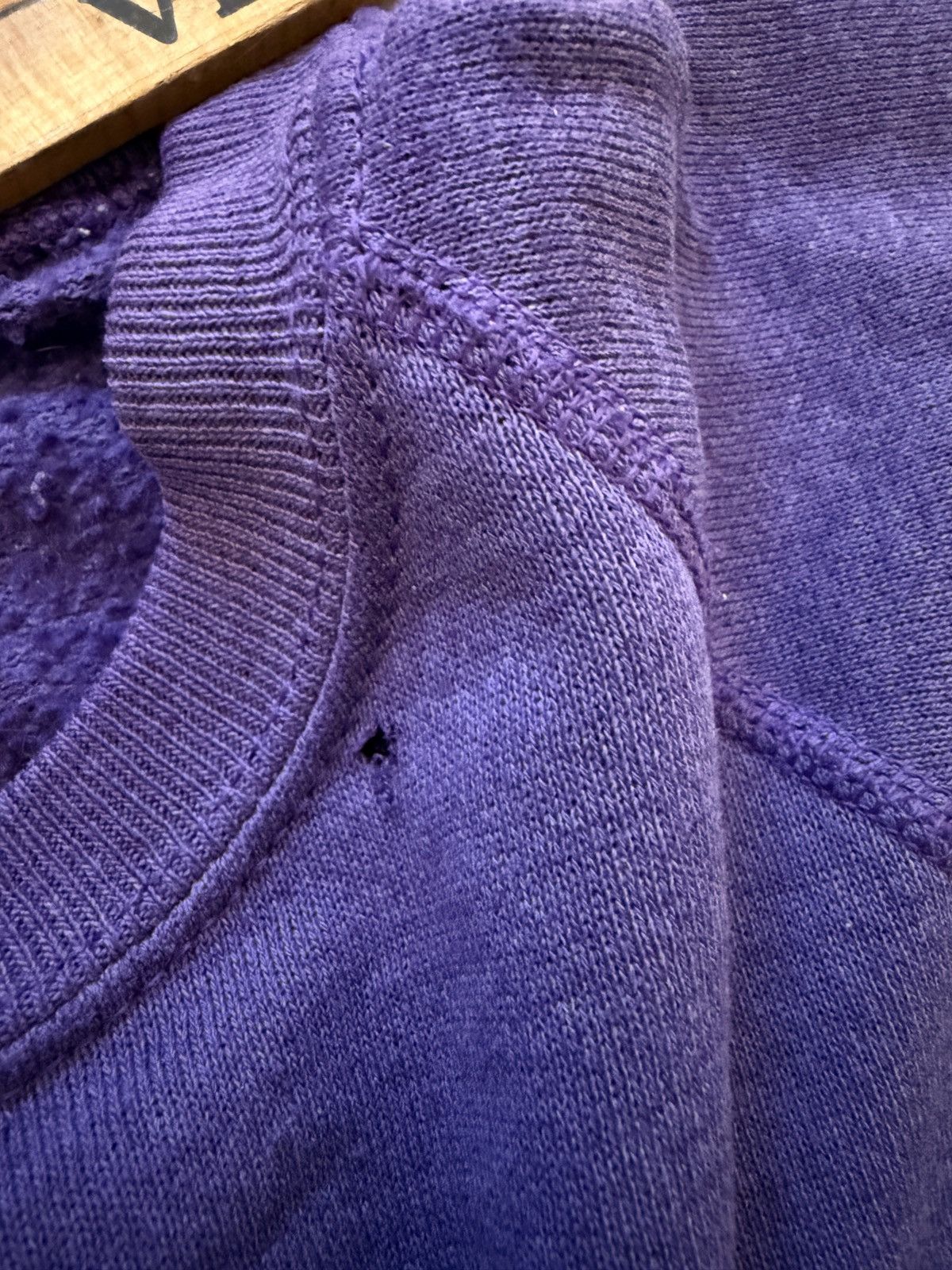 Blank Purple Grape Raglan, Men's (Size S) — image 5 of 6