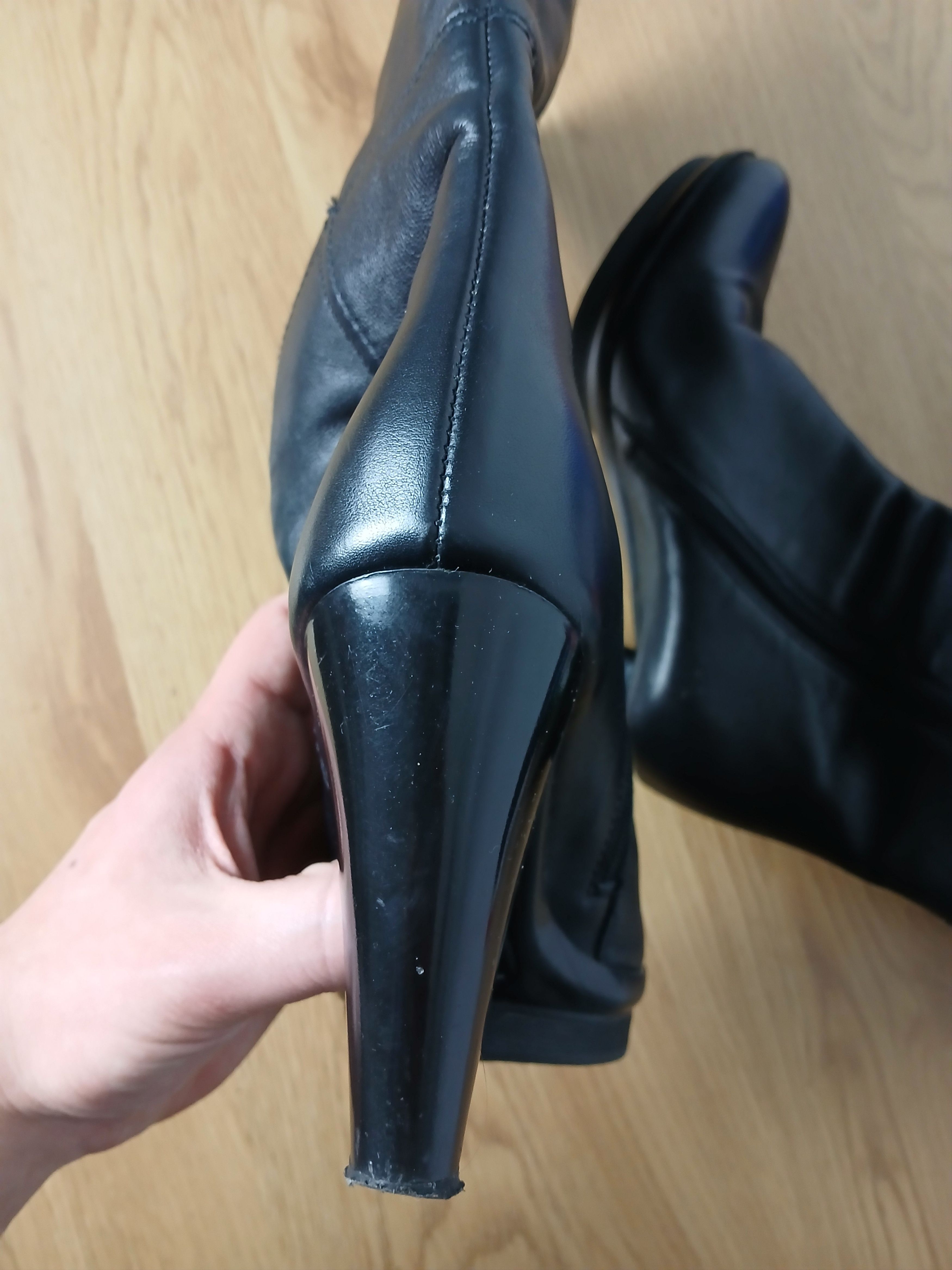 Leather × Vintage Vintage Leather Boots Size US 8 / IT 38 - 4 Thumbnail