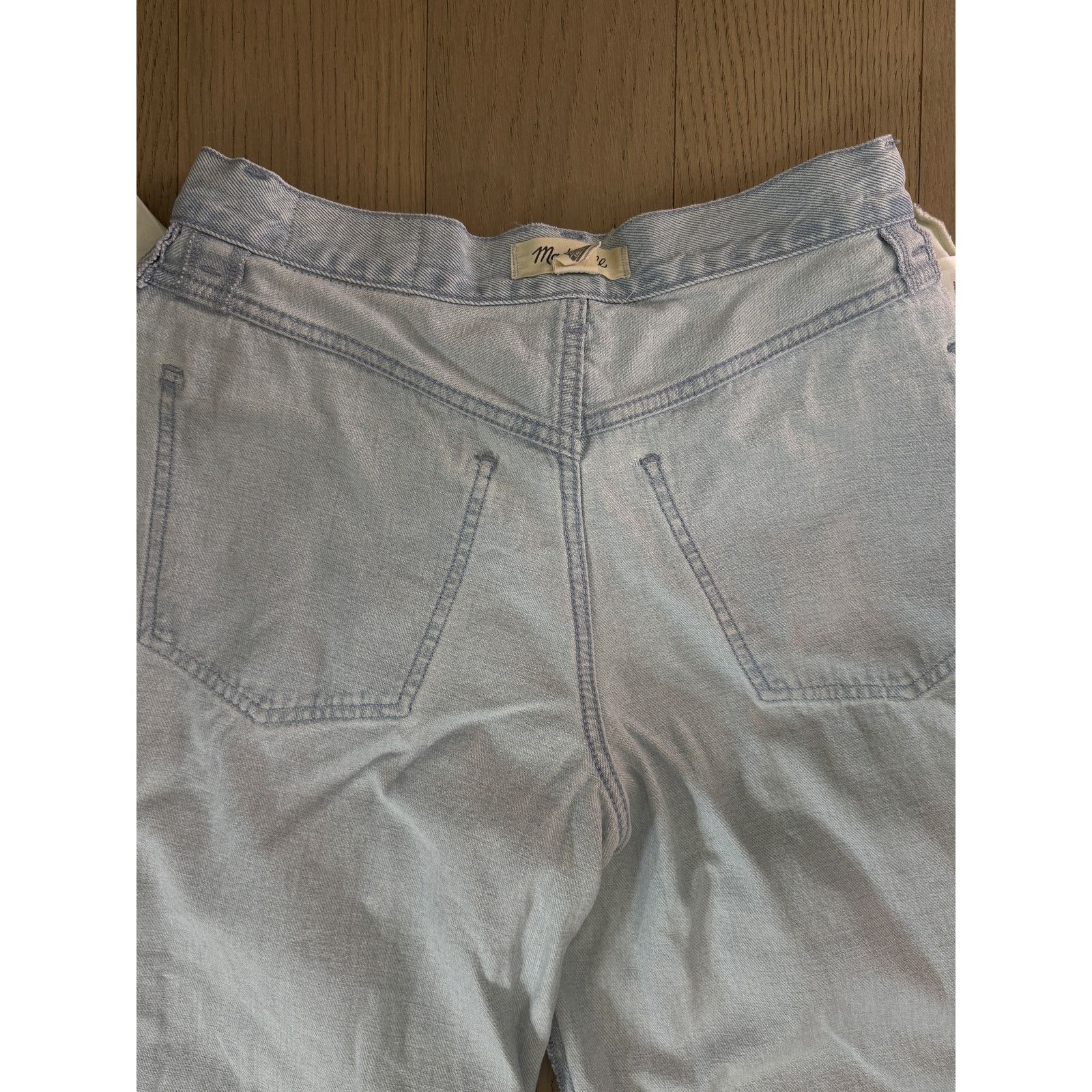 Madewell Madewell Superwide-Leg Jeans High Rise, 100% Cotton Size 28" / US 6 / IT 42 - 17 Thumbnail