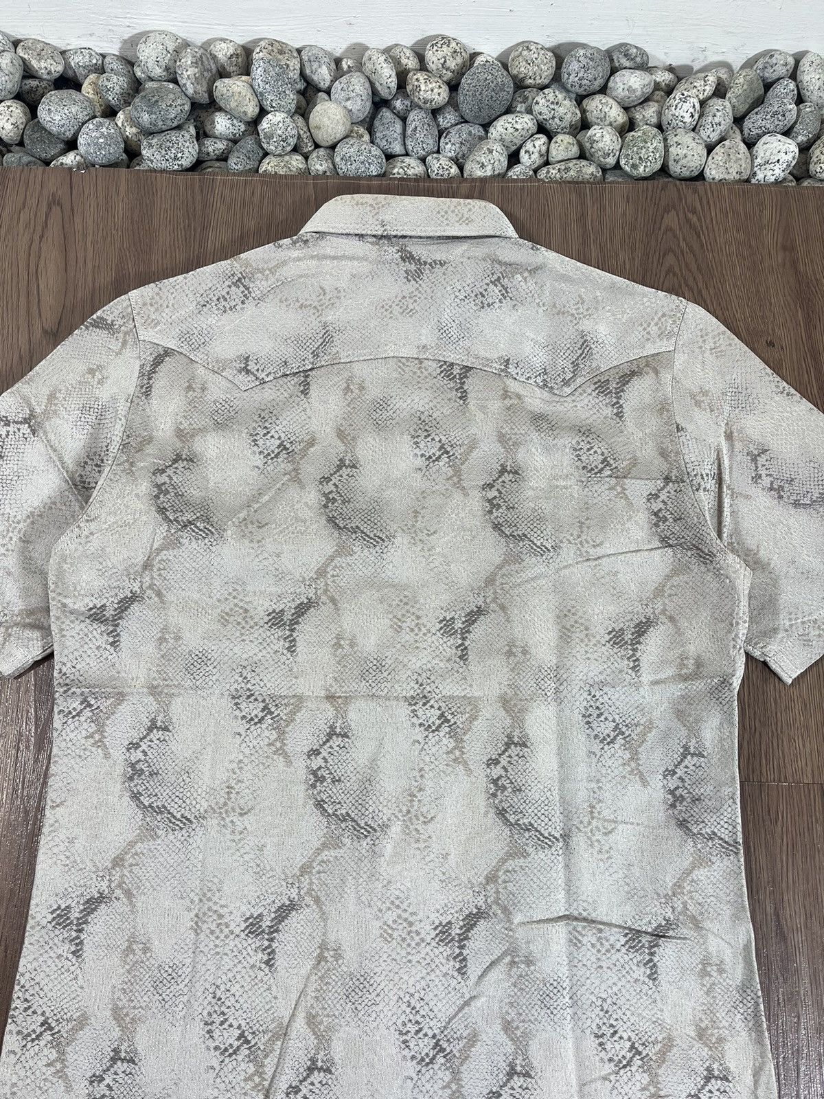 Tornado Mart Tornado Mart Snakeskin Western Shirt – Rare Japan Rock Y2K Size US S / EU 44-46 / 1 - 6 Thumbnail