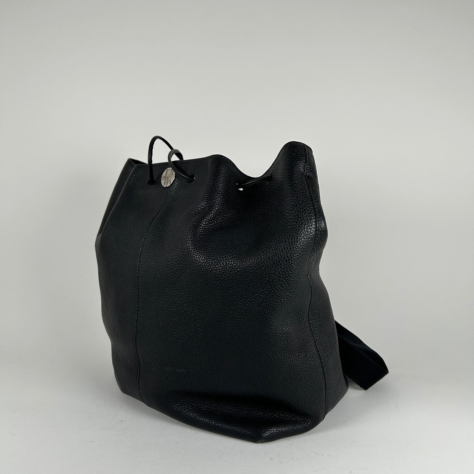 The Row The Row Black Leather Bucket 10 Backpack Size ONE SIZE - 2 Thumbnail