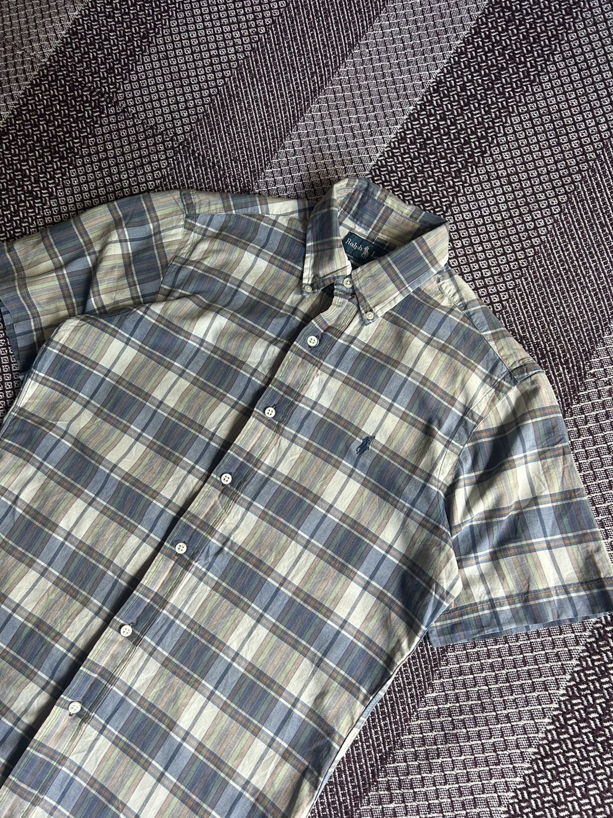 Polo Ralph Lauren Vintage Polo Ralph Lauren Custom Fit Striped Shirt Size S Size US S / EU 44-46 / 1 - 3 Thumbnail