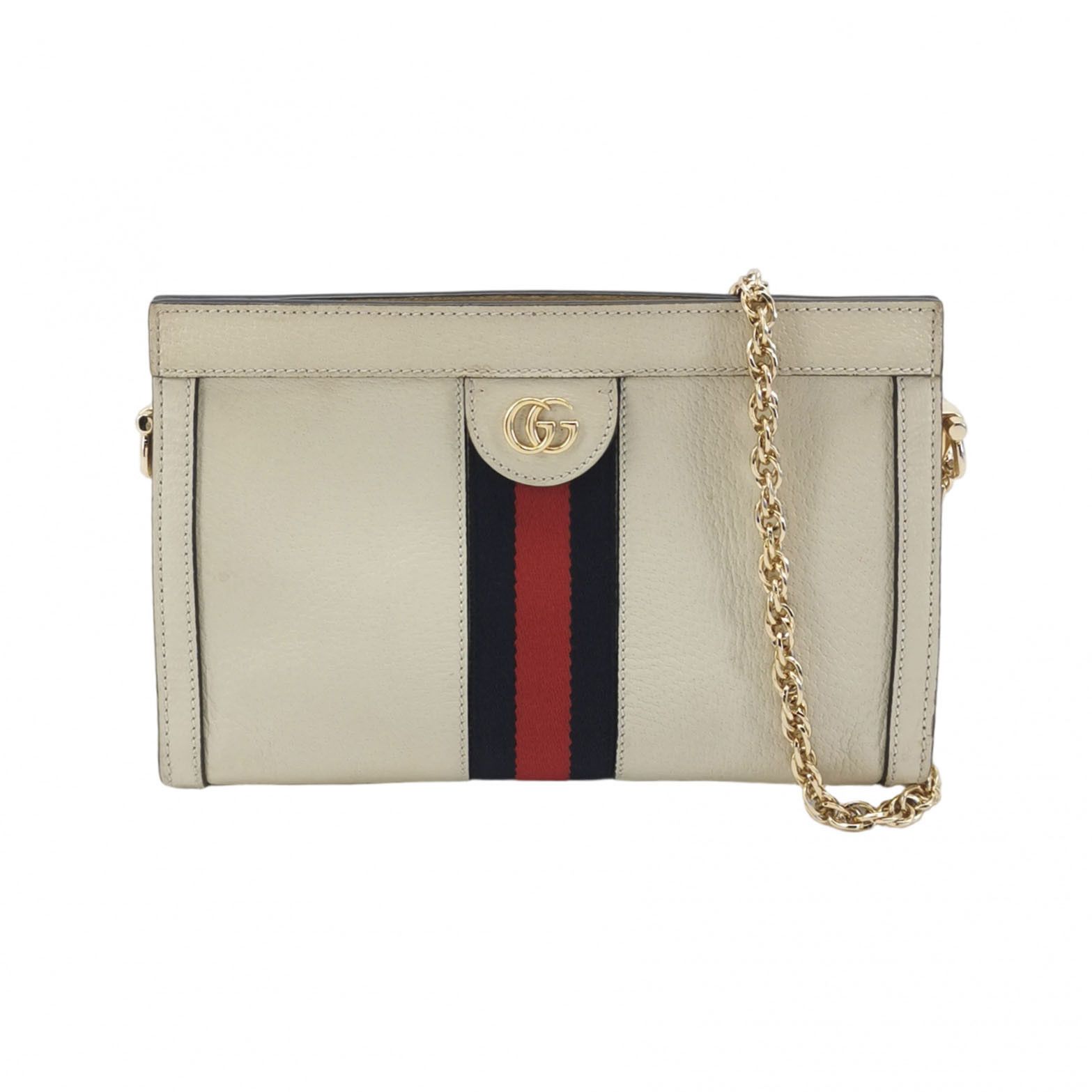 Gucci Gucci Ophidia Stripe Leather Shoulder Bag Size ONE SIZE - 1 Thumbnail