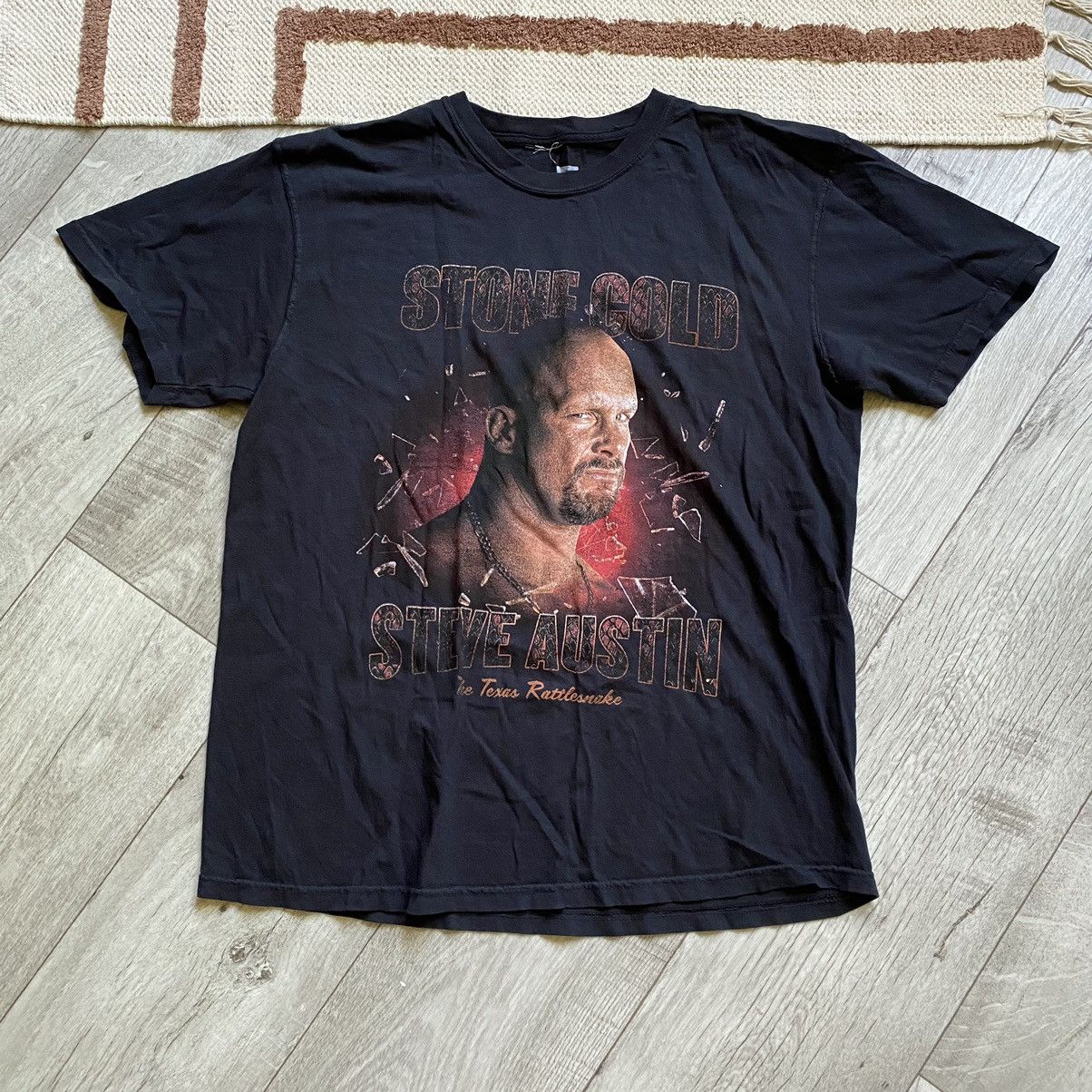 Vintage × WWE WWE STEVE AUSTIN STONE COLD TEXAS T SHIRT Size US L / EU 52-54 / 3 - 1 Thumbnail