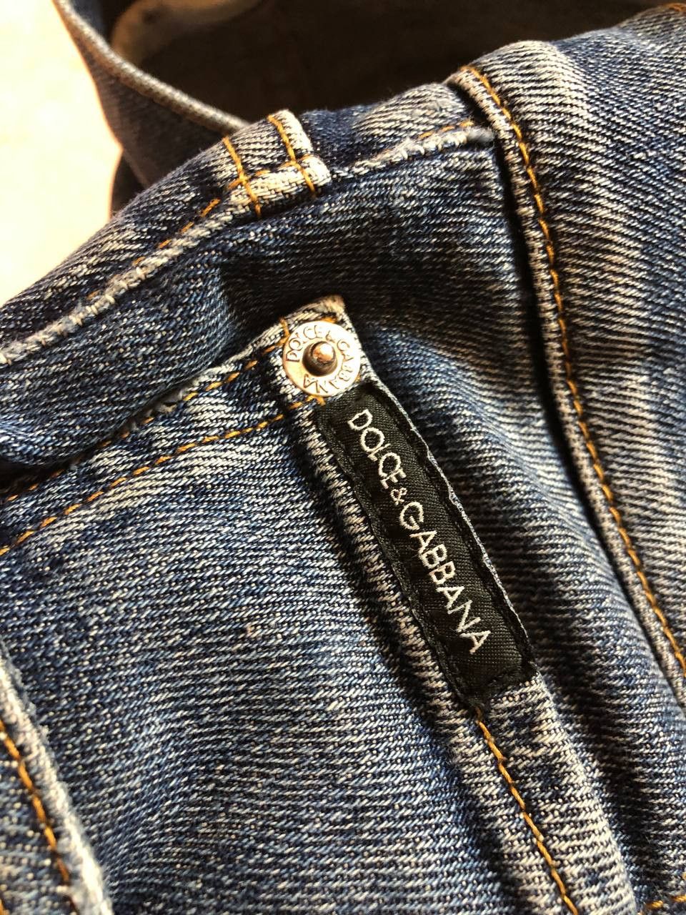 Dolce & Gabbana DOLCE GABBANA Men’s Straight Fit Denim Jeans Everyday Wear Size US 30 / EU 46 - 5 Thumbnail
