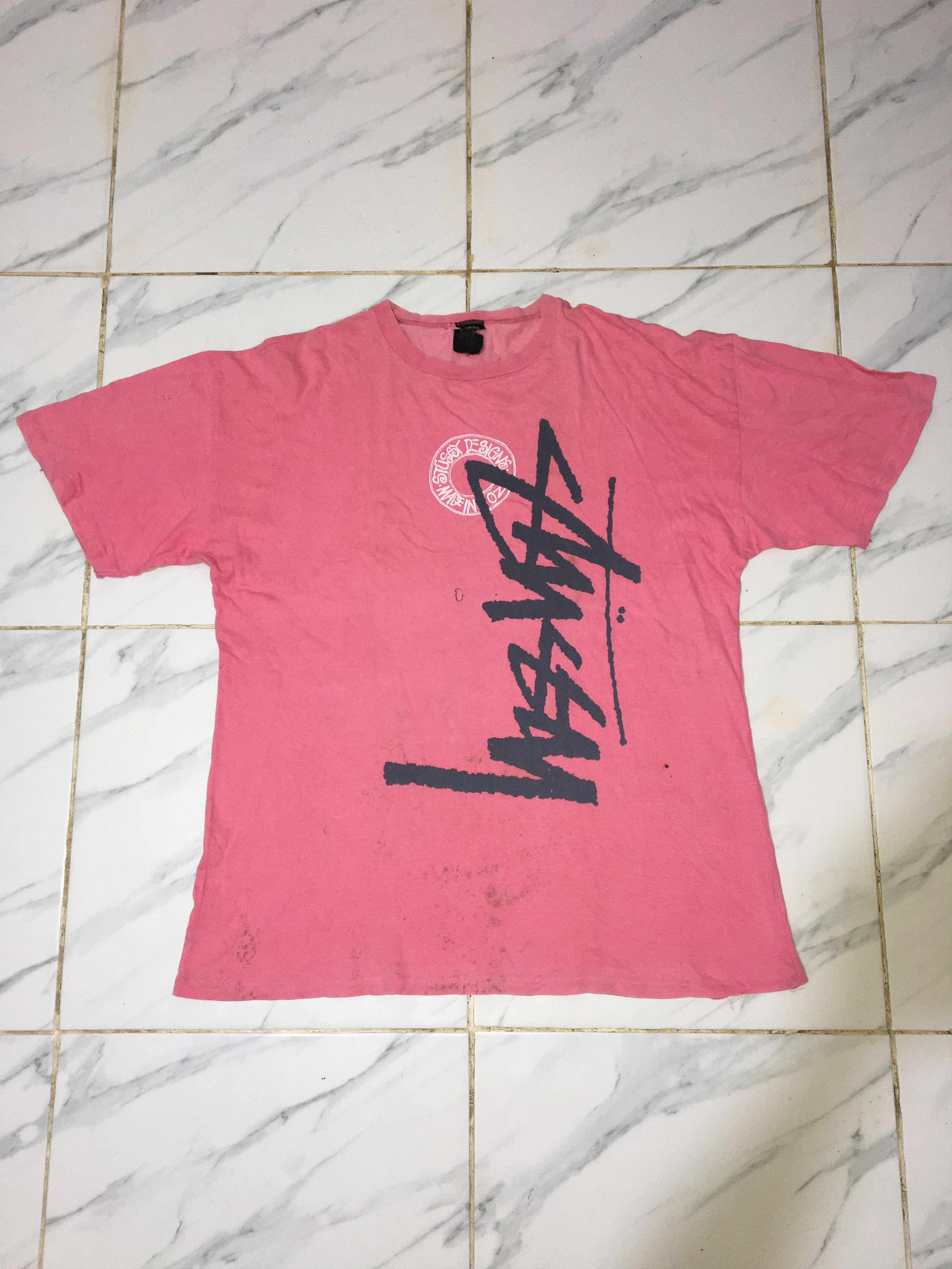 Japanese Brand Vintage Stussy Designs Tshirt Size US XL / EU 56 / 4 - 1 Thumbnail