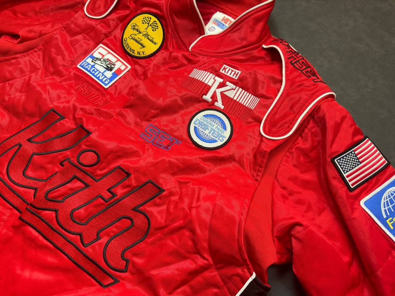 Kith × Ronnie Fieg Kith x Ronnie Fieg Jacket Racing Collection 2018 XL Red Bull Size US XL / EU 56 / 4 - 9 Thumbnail
