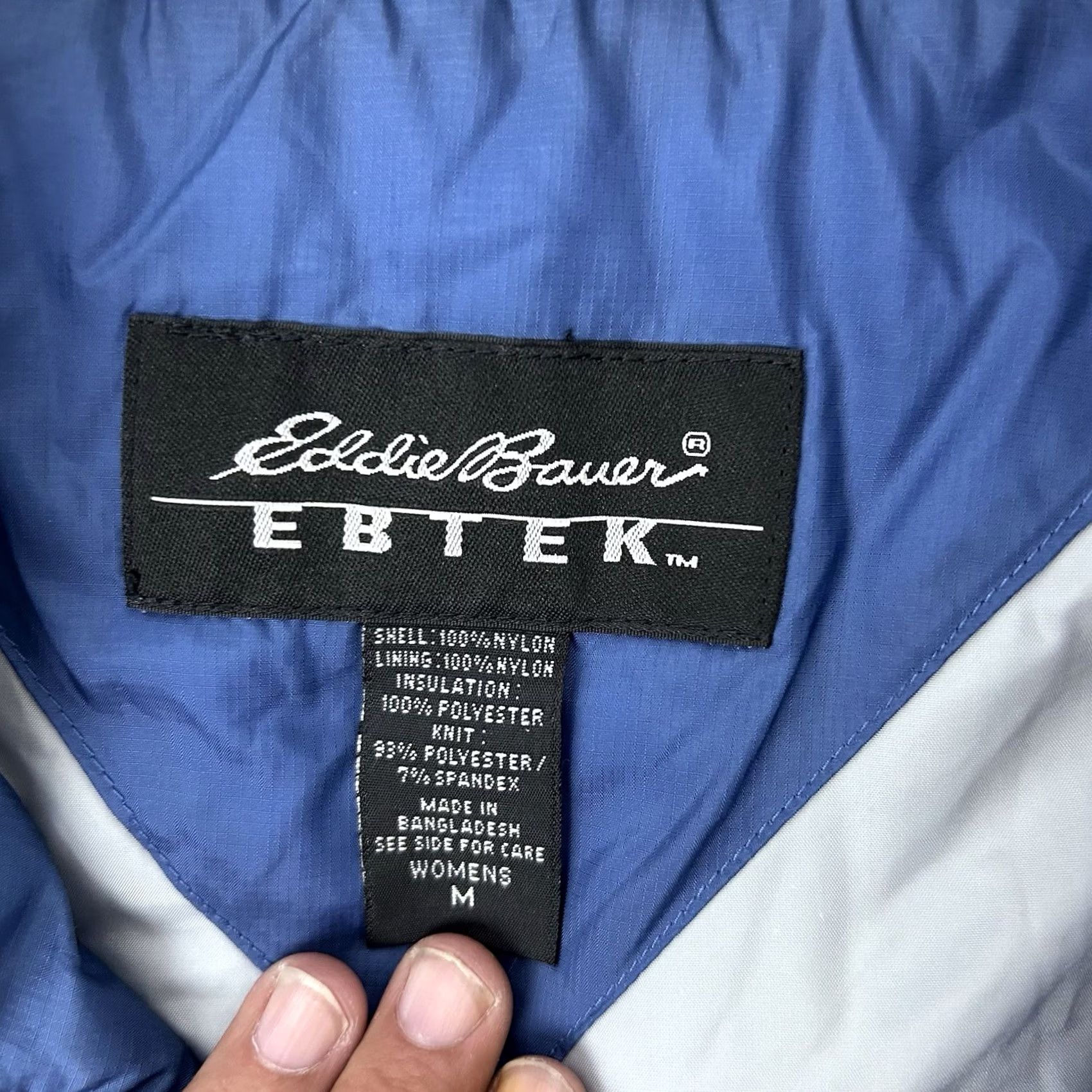 Eddie Bauer Eddie Bauer Puffer Vest Women Medium Blue Ebtek Primaloft Outdoors Winter Casual Vest Womens Blue Ebtek Primaloft Christmas? Size M / US 6-8 / IT 42-44 - 4 Thumbnail
