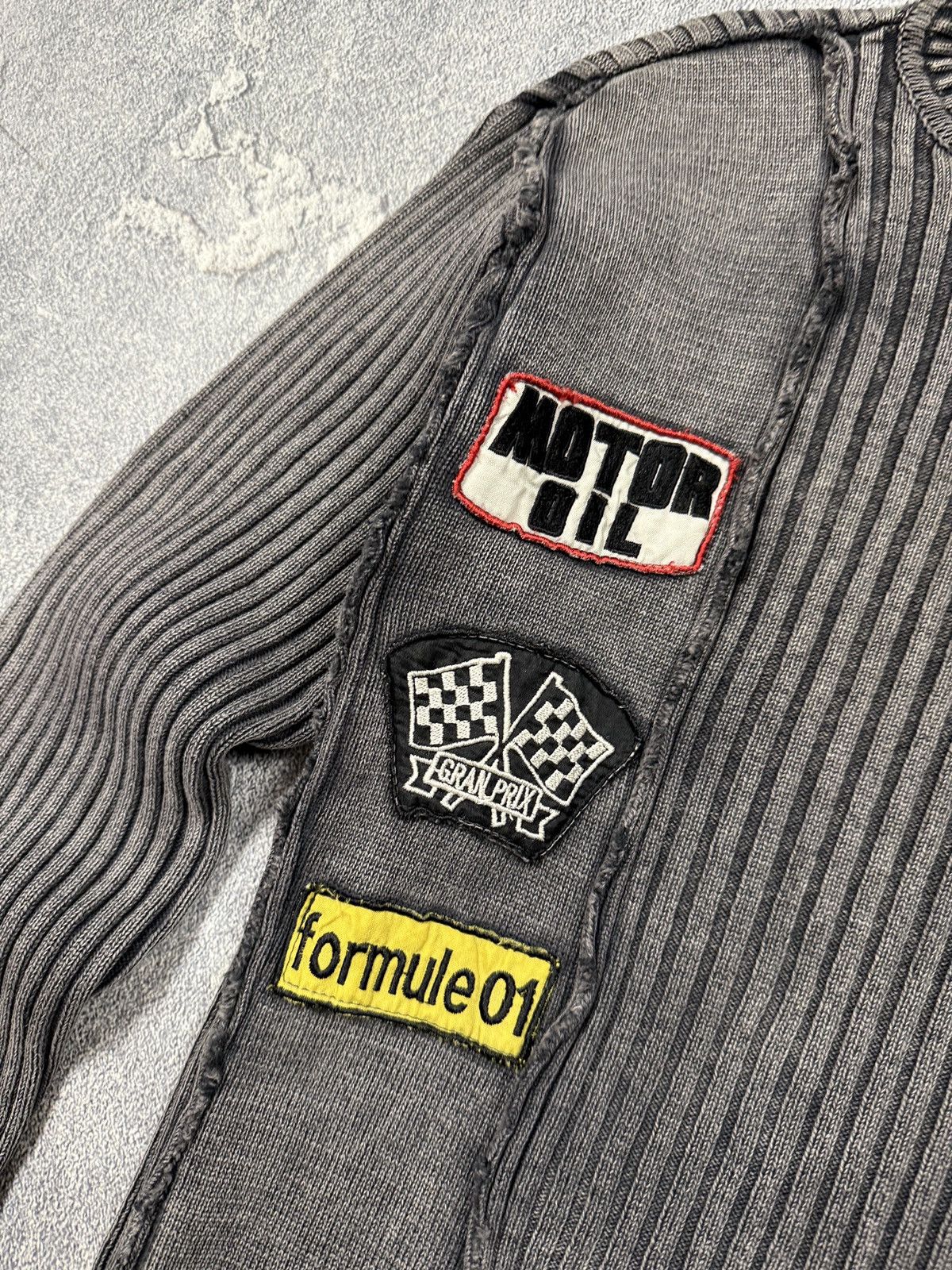 Diesel Avant Garde 00s Diesel Denim Devision Sweater Size US L / EU 52-54 / 3 - 4 Thumbnail