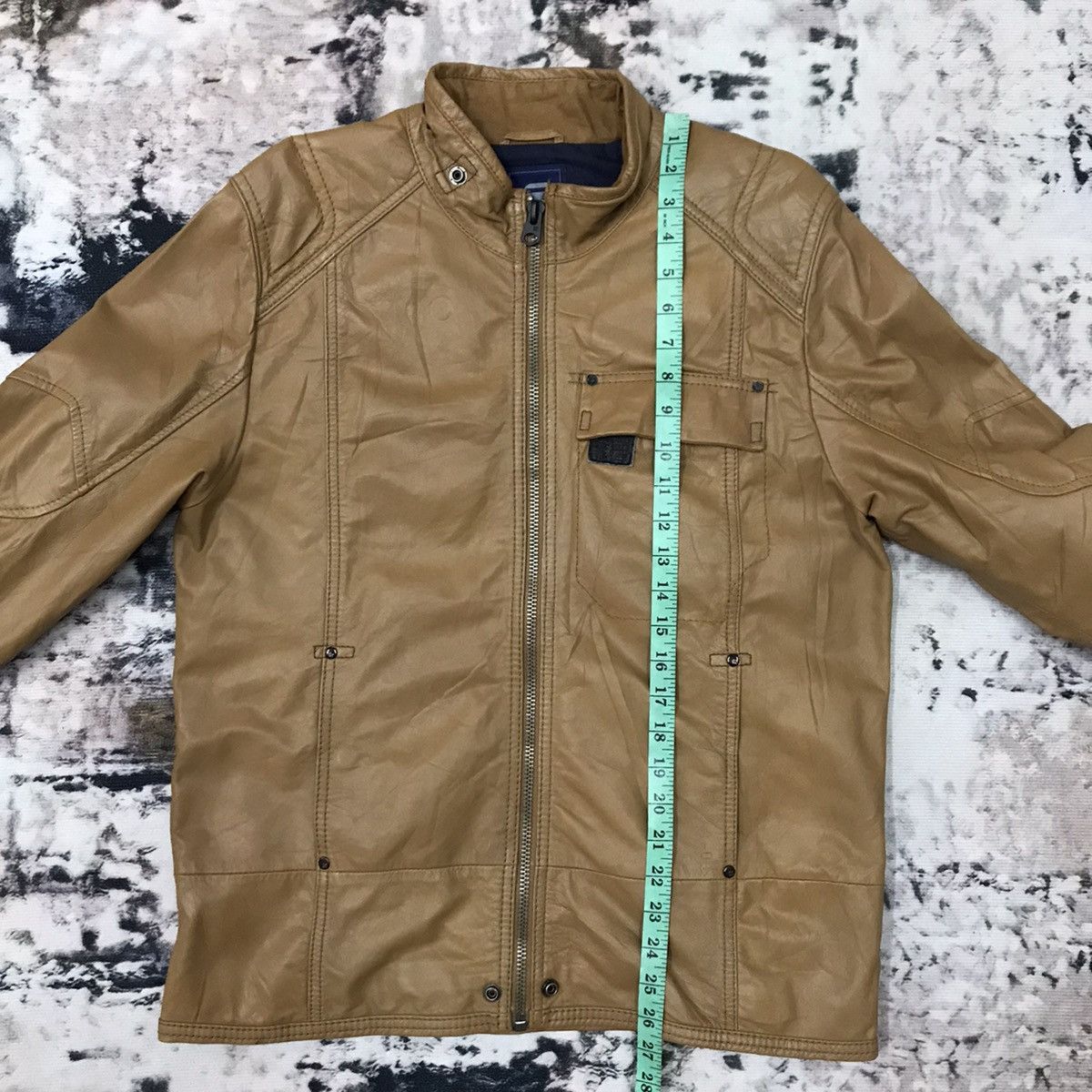 G-Star G-Star Raw Brown Leather Jacket Size US M / EU 48-50 / 2 - 22 Thumbnail