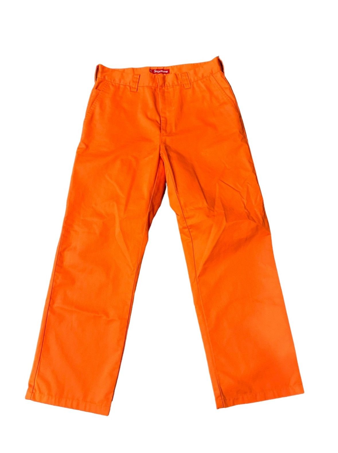 Supreme Supreme Toy Machine Work Pants Orange Size US 32 / EU 48 - 2 Thumbnail