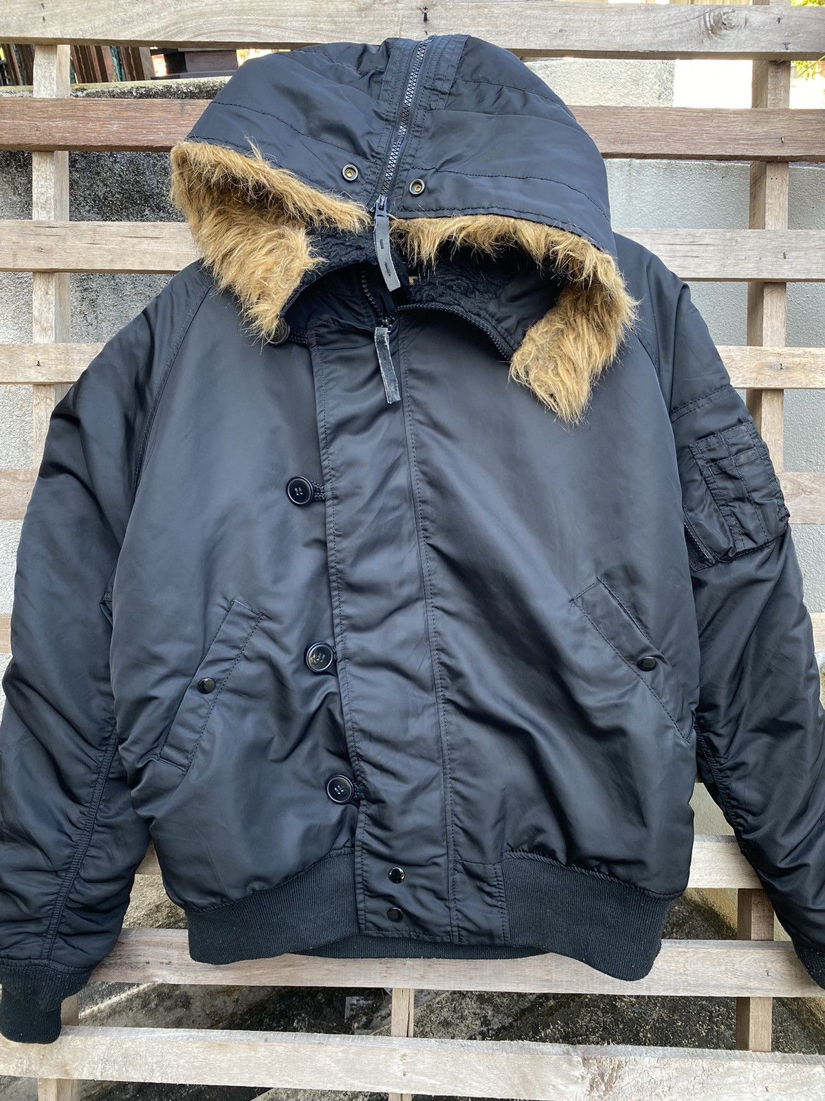 Winter Jacket Hood Alpha N2b Jacket Vintage Alpha Industries Fur Bombers Jacket  N-2B Hoodie alpha n2b n-2b flight jacket