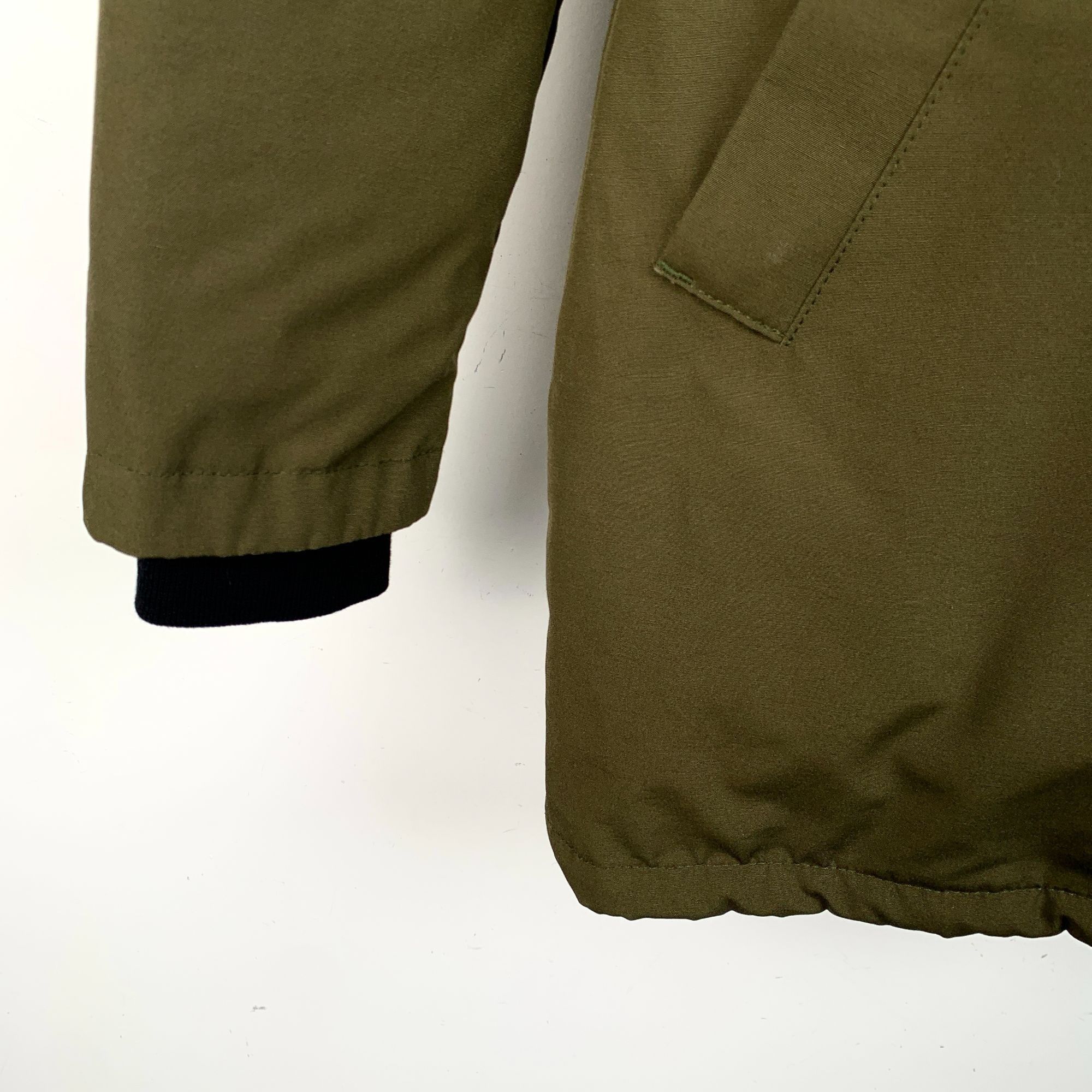 Canada Goose [Canada Goose] Military Green Logo Patch Hooded Parka 2XS Size US XXS / EU 40 - 6 Thumbnail