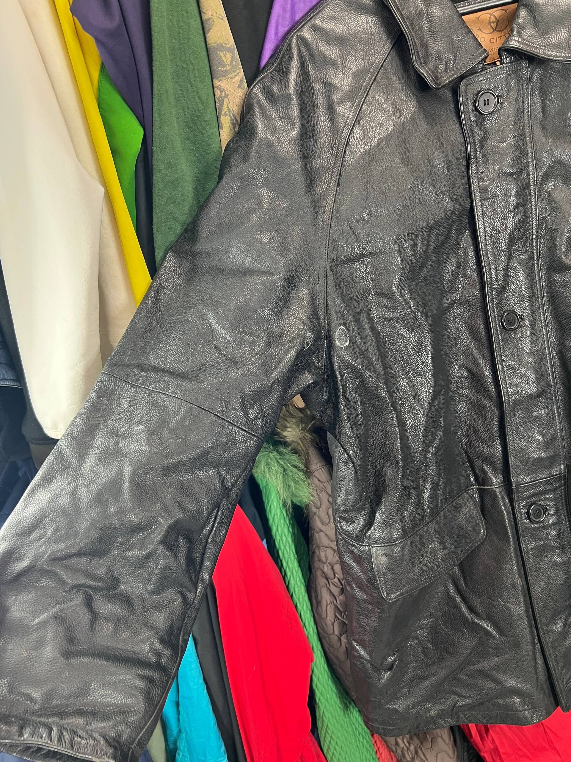 Yohji Yamamoto AVANT GARDE LONG LEATHER COAT JACKET MARLBORO CLASSIC Size US XL / EU 56 / 4 - 3 Thumbnail