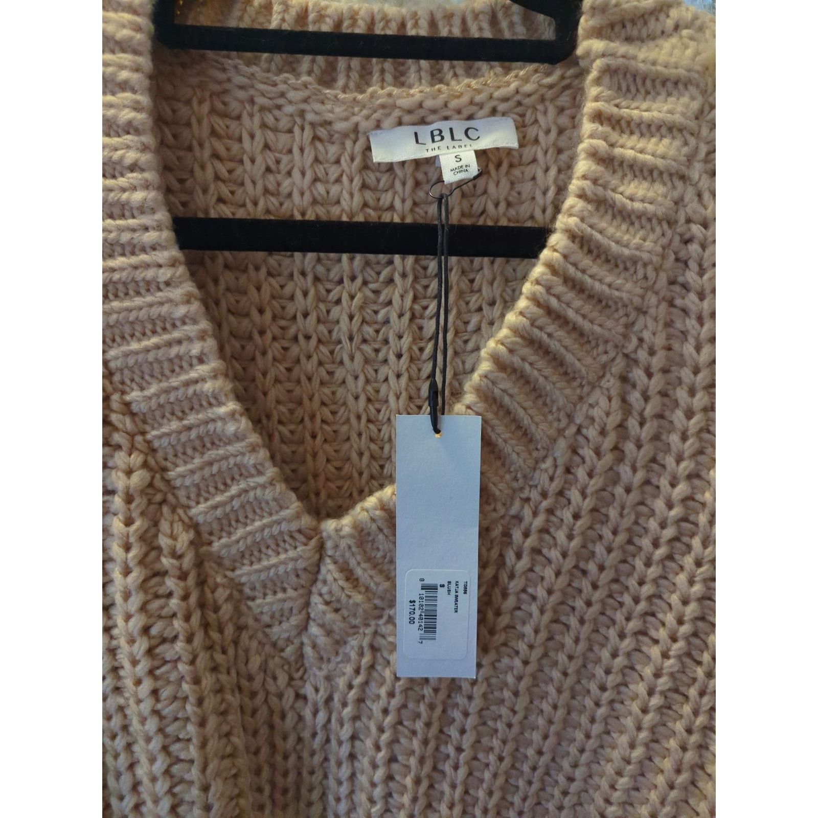 REVOLVE LBLC The Label Katja Sweater - Blush Sz S Size S / US 4 / IT 40 - 3 Thumbnail