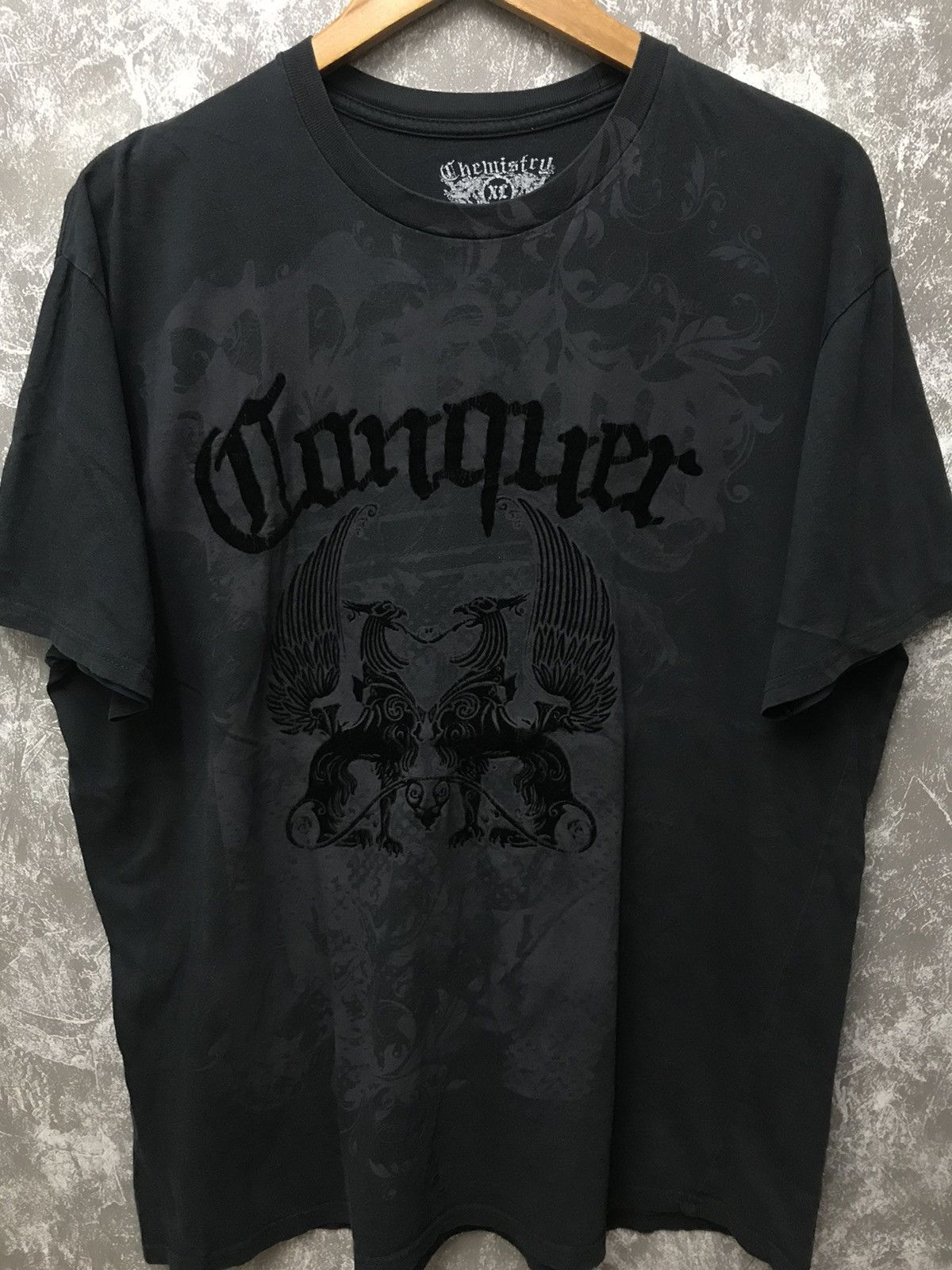 Affliction × Ed Hardy × Southpole Chemistry Affliction Eagle Wings Y2K Graphic Tee Size US XL / EU 56 / 4 - 1 Thumbnail