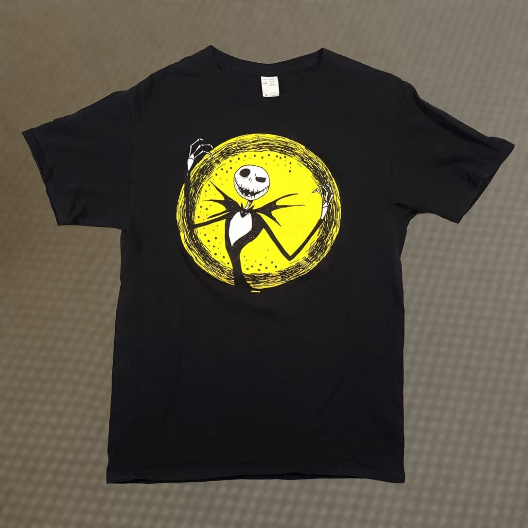 Disney Disney Nightmare Before Christmas Jack Skellington T Shirt Adult Small Black Halloween Graphic Tee Size US S / EU 44-46 / 1 - 1 Thumbnail