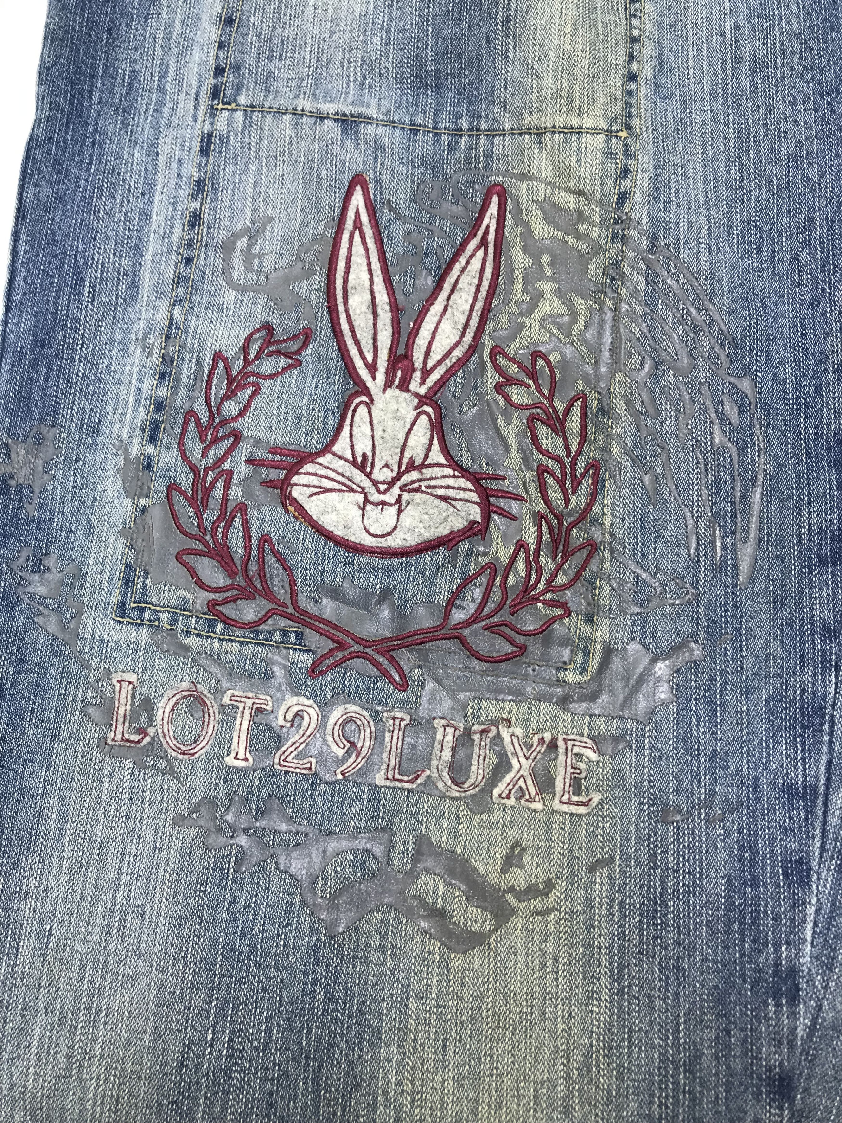 Cartoon Network Vintage Lot29 Luxe x Looney Tunes Double Knee Baggy Jeans Size US 42 / EU 58 - 12 Thumbnail