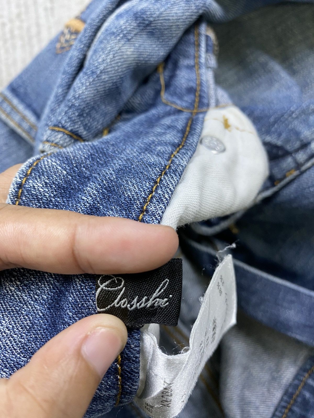 Japanese Brand Vintage Closshi Japanese Brand Jeans Denim Pants Size US 36 / EU 52 - 13 Thumbnail
