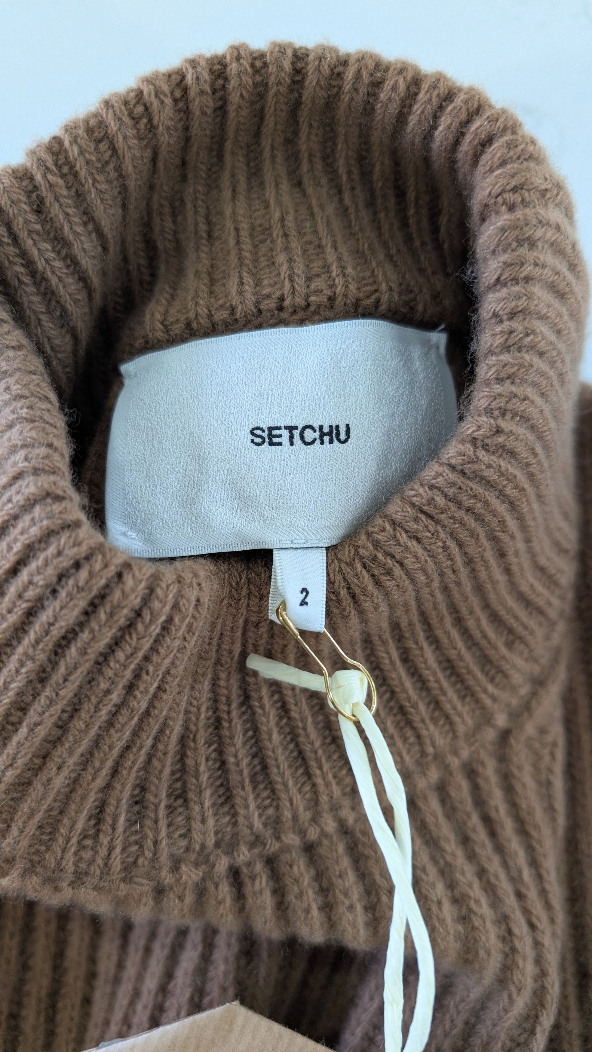 Other Setchu Wool Cashmere Button Cardigan Beige Brown Size 2 M Size US M / EU 48-50 / 2 - 10 Thumbnail