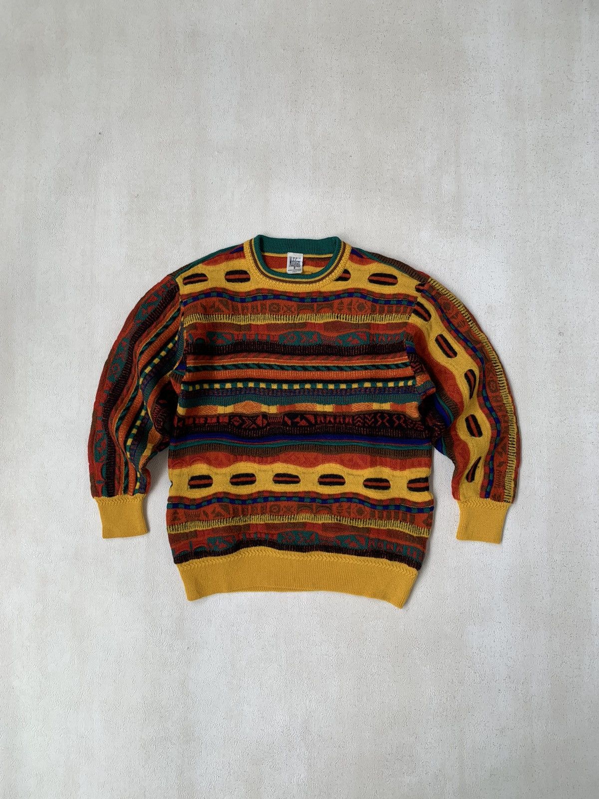 Other Vtg Coogi Style by Modigliani Uomo Coordwear 3D Pattern Size US S / EU 44-46 / 1 - 1 Thumbnail