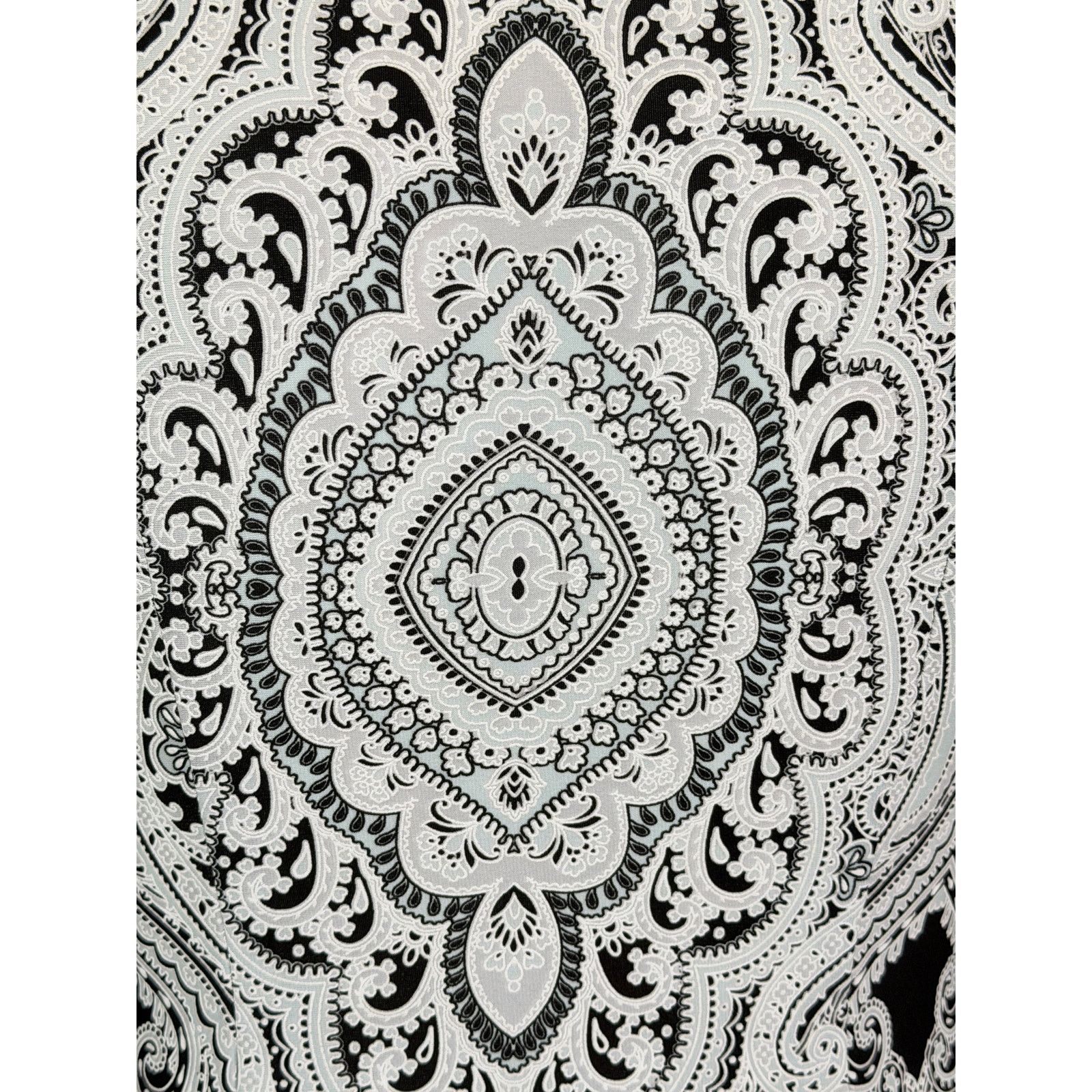 Other Sandra Darren Paisley Boho Sheath Dress 3/4 Sleeve textured Size L / US 10 / IT 46 - 10 Thumbnail