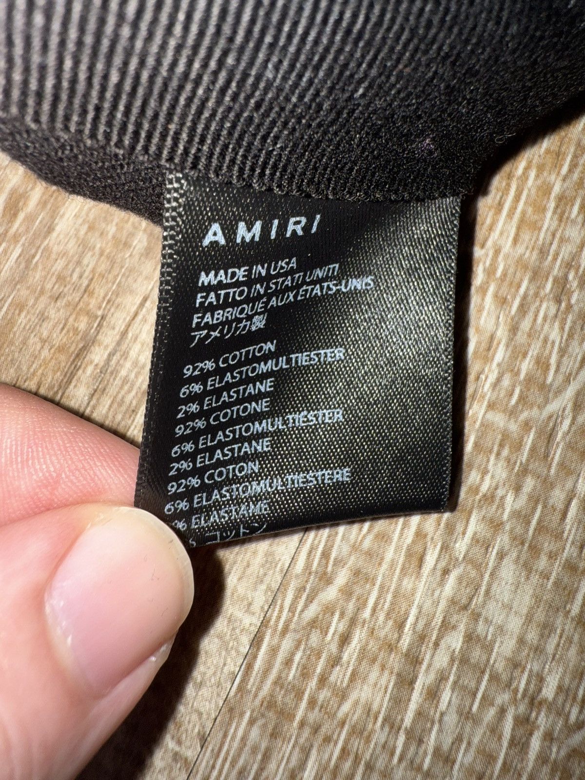 Amiri Amiri Distressed Black Jeans Size US 31 - 5 Thumbnail