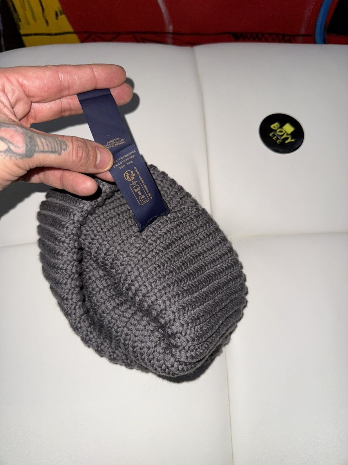 Louis Vuitton Louis Vuitton logo wool beanie Size ONE SIZE - 7 Thumbnail