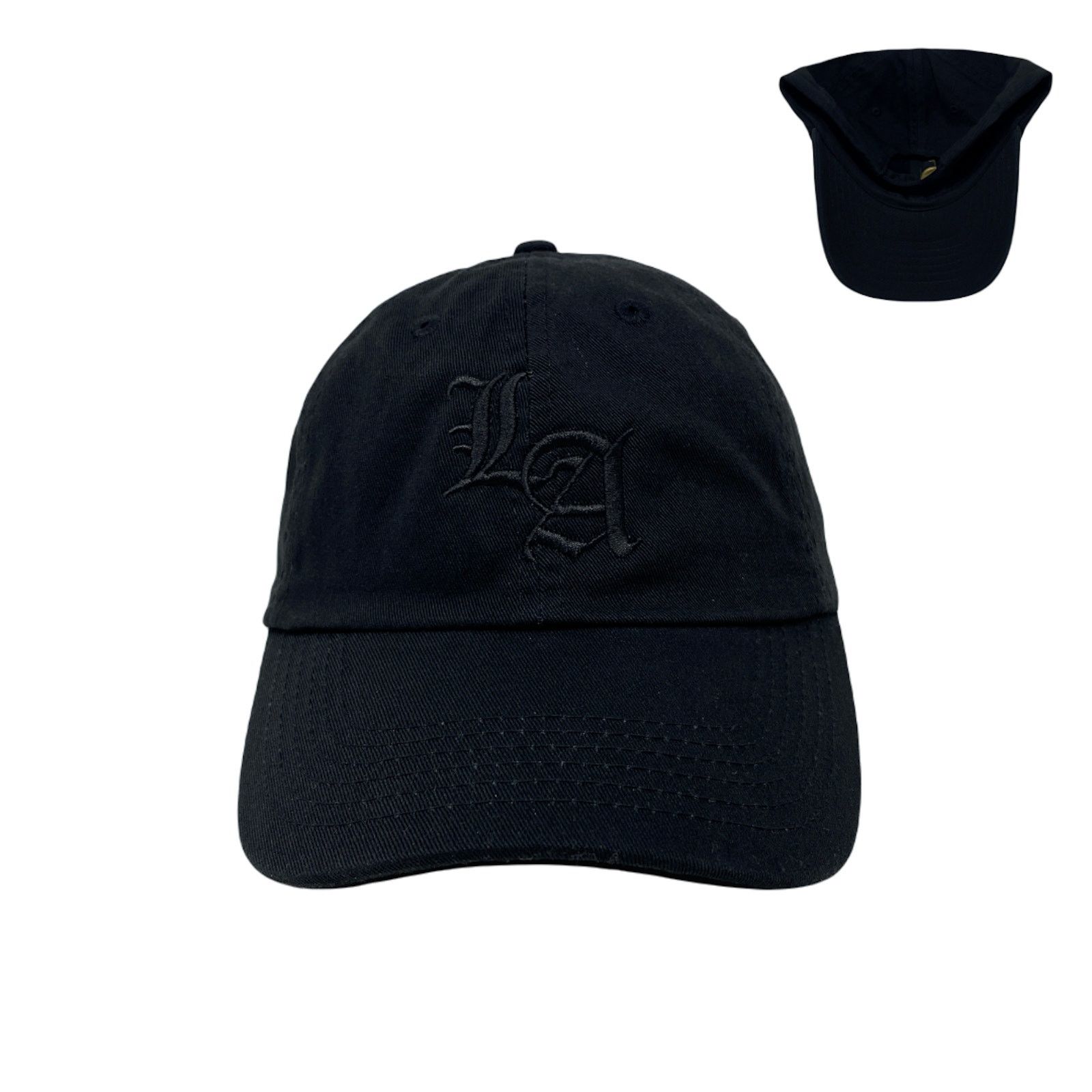 Other Los Angeles Old English Black Dad Hat Size ONE SIZE - 1 Thumbnail