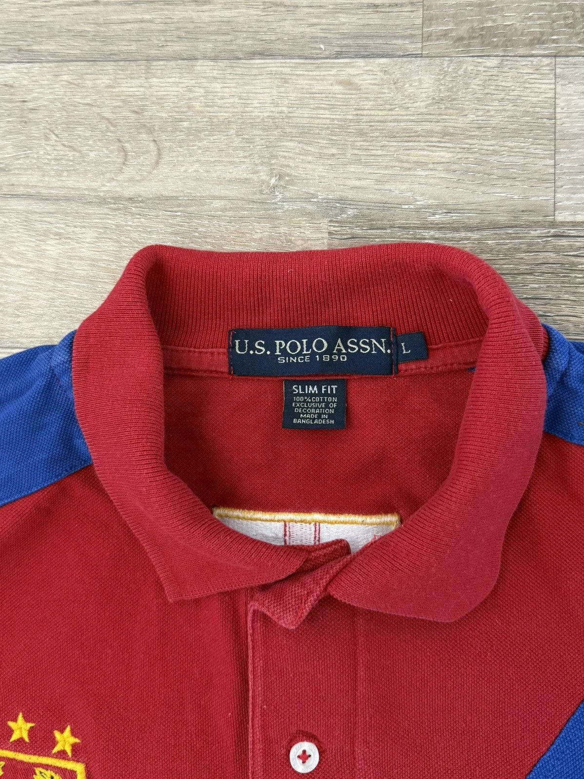 U.S. Polo Assn. VINTAGE Y2K U.S POLO ASSN ENGLAND CHIEF KEEF POLO RAP SHIRT Size US L / EU 52-54 / 3 - 6 Thumbnail