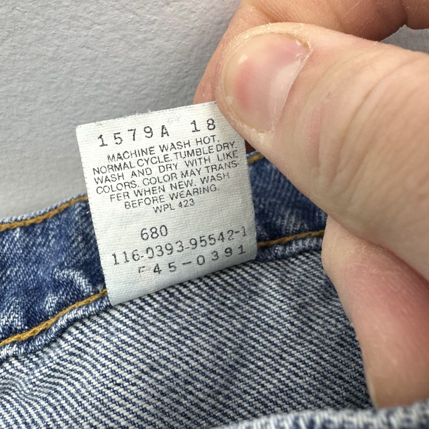Levi's Vintage Levis 545 Loose Fit Jeans Adult 36x30 Blue Grunge Y2K 90s Brown Tab Size US 36 / EU 52 - 6 Thumbnail
