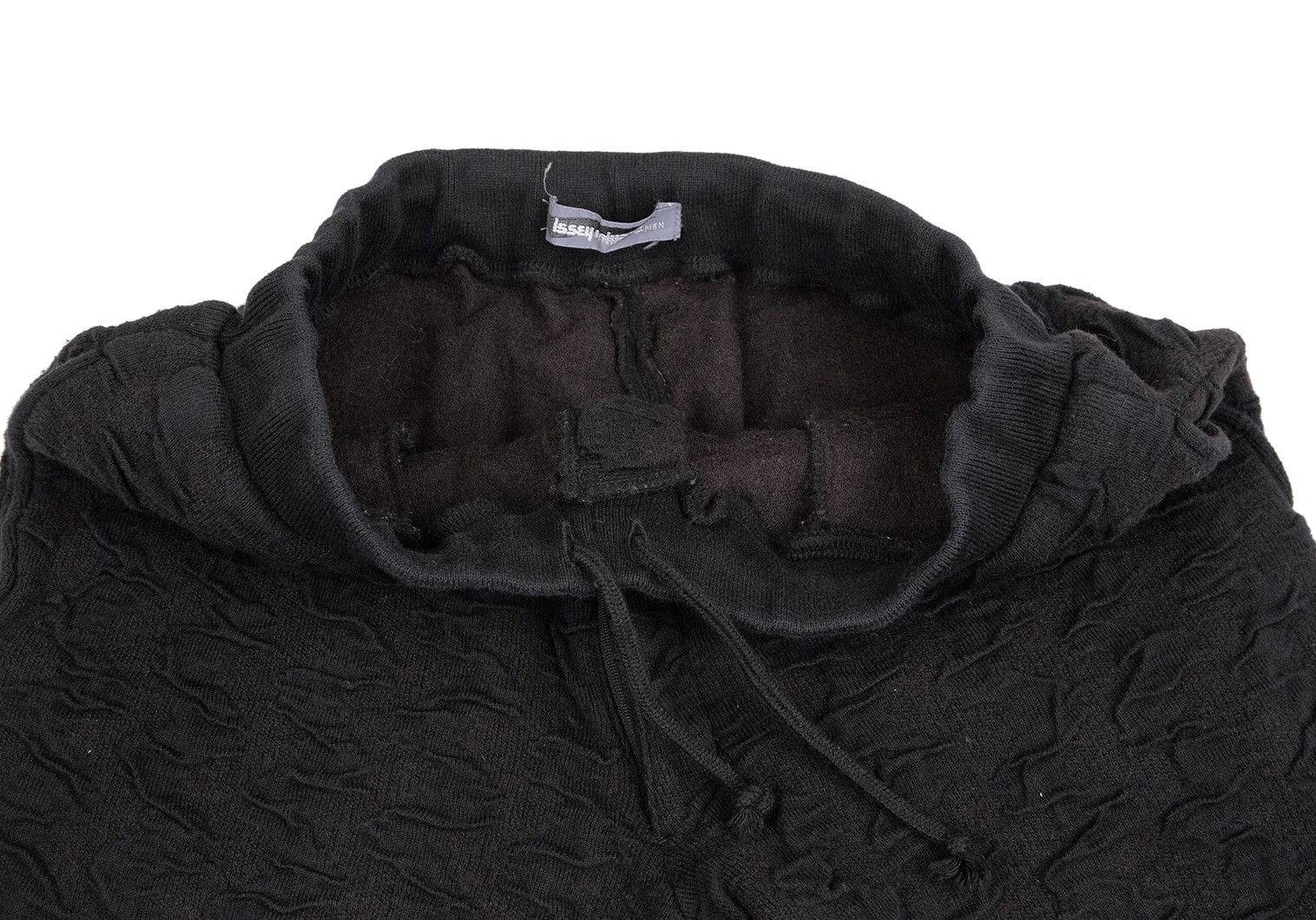 Issey Miyake Cotton-Wool Ripple Easy Pants in Dark Brown/Black, Size S Size US 36 / EU 52 - 3 Thumbnail