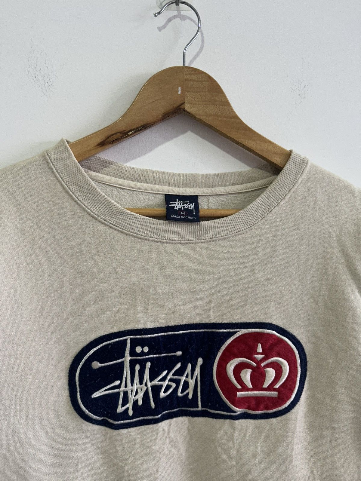 Stussy Vintage Stussy Crown Sweatshirt Rare Streetwear USA Size US M / EU 48-50 / 2 - 2 Thumbnail