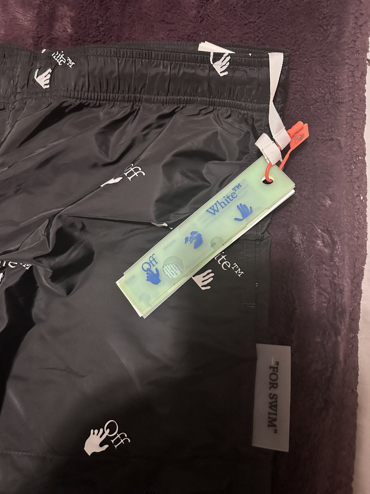 Off-White Off white swim trunks Size US 38 / EU 54 - 4 Thumbnail