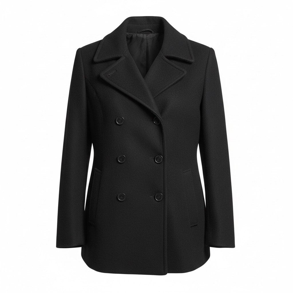 Old Navy Old Navy Women’s XL Black Peacoat Wool Blend Jacket Size XL / US 12-14 / IT 48-50 - 1 Thumbnail