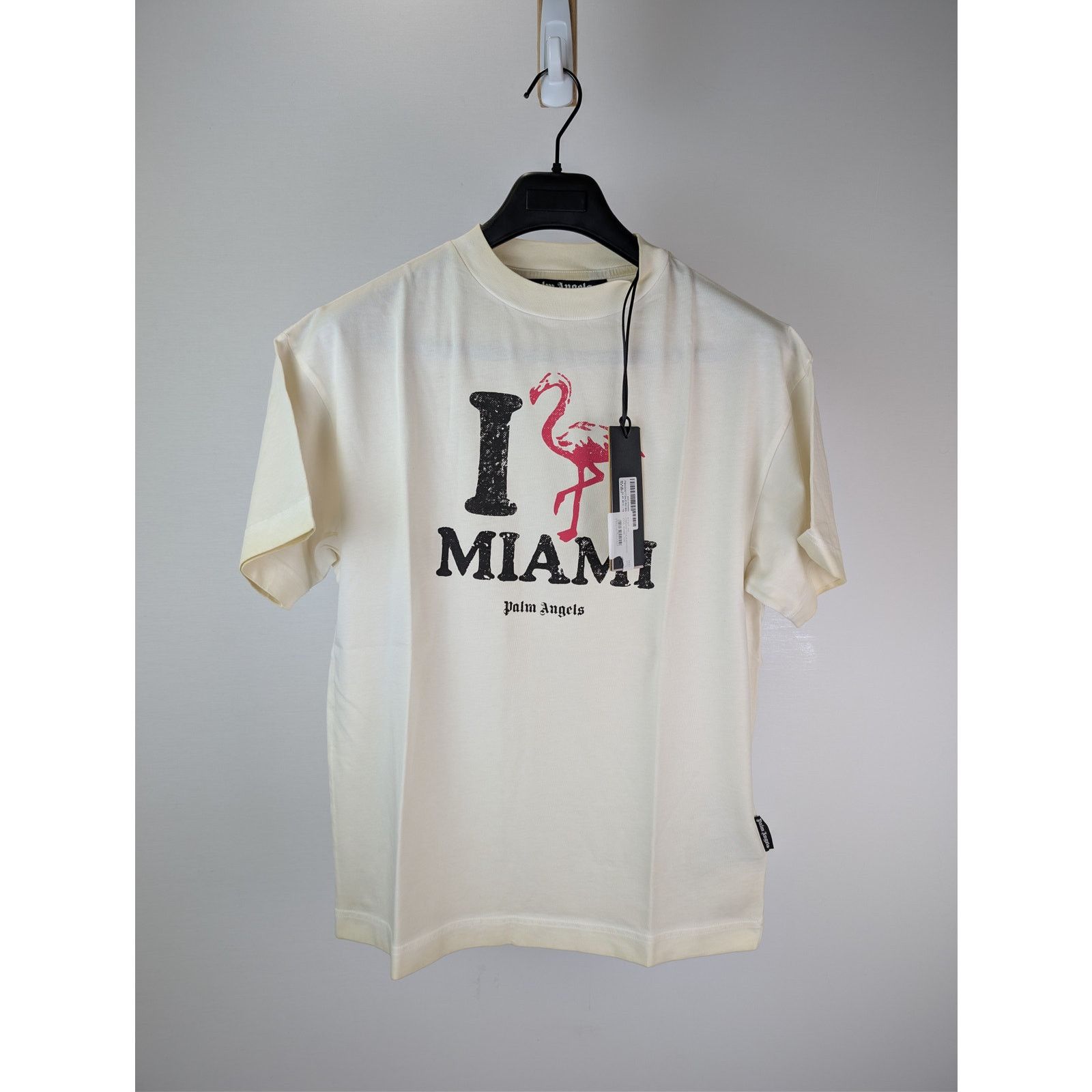 Palm Angels o1rshd1 Dos Miami T-Shirt in Off White / Fuch Size US S / EU 44-46 / 1 - 1 Thumbnail