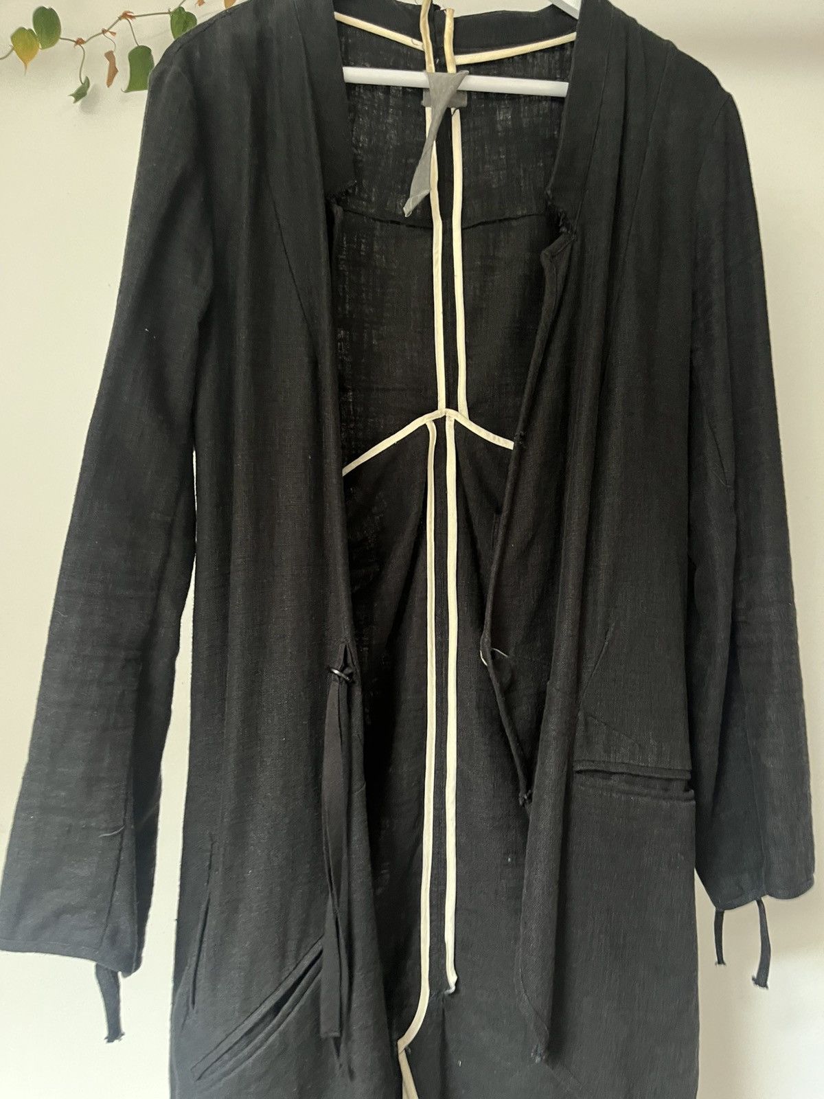 Aleksandr Manamis Aleksandr Manamis Long Linen Avant-Garde Coat Size US M / EU 48-50 / 2 - 9 Thumbnail