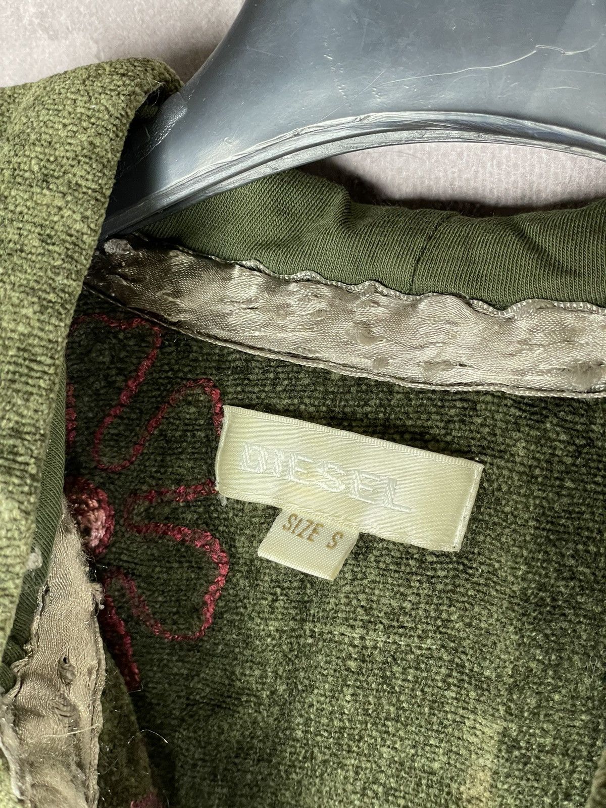 Japanese Brand × Vintage Y2K Vintage Faded Hoodie 00s Diesel Sweater Japanese Style Size S / US 4 / IT 40 - 8 Thumbnail
