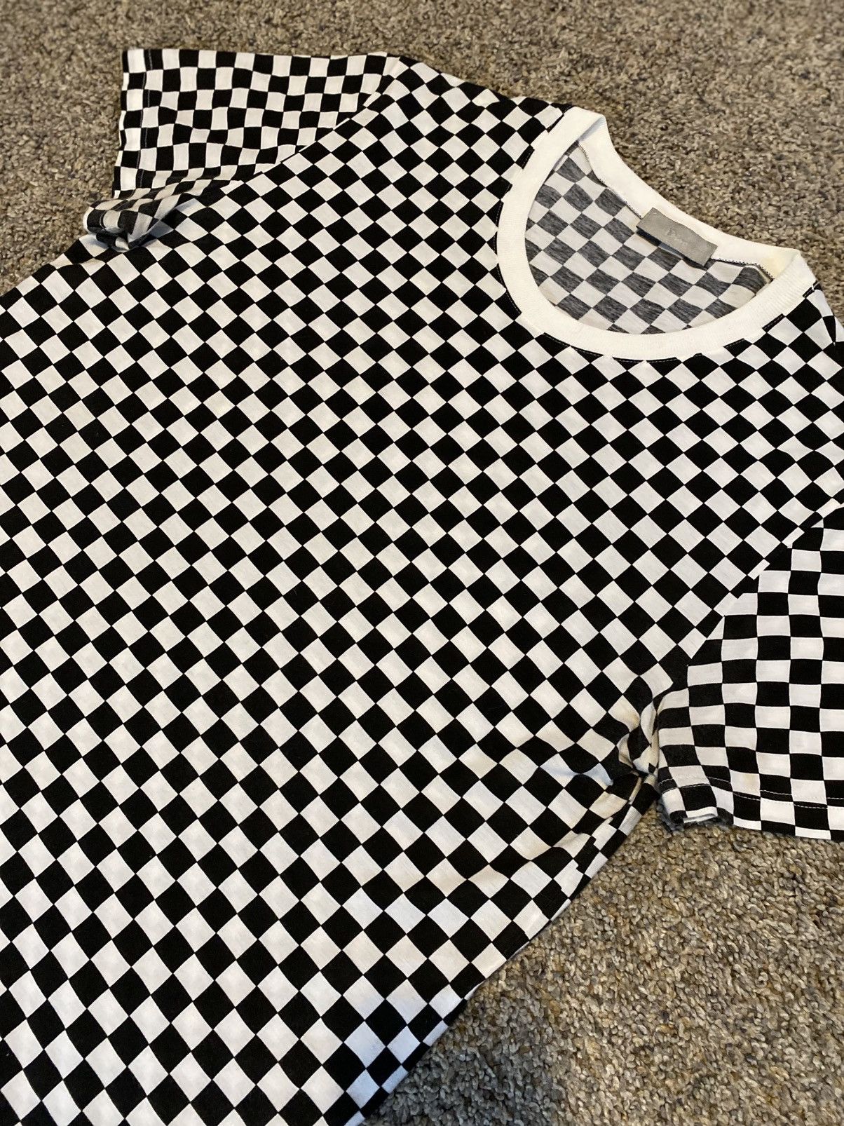 Dior SS06 Dior Checkered tee Size US S / EU 44-46 / 1 - 3 Thumbnail