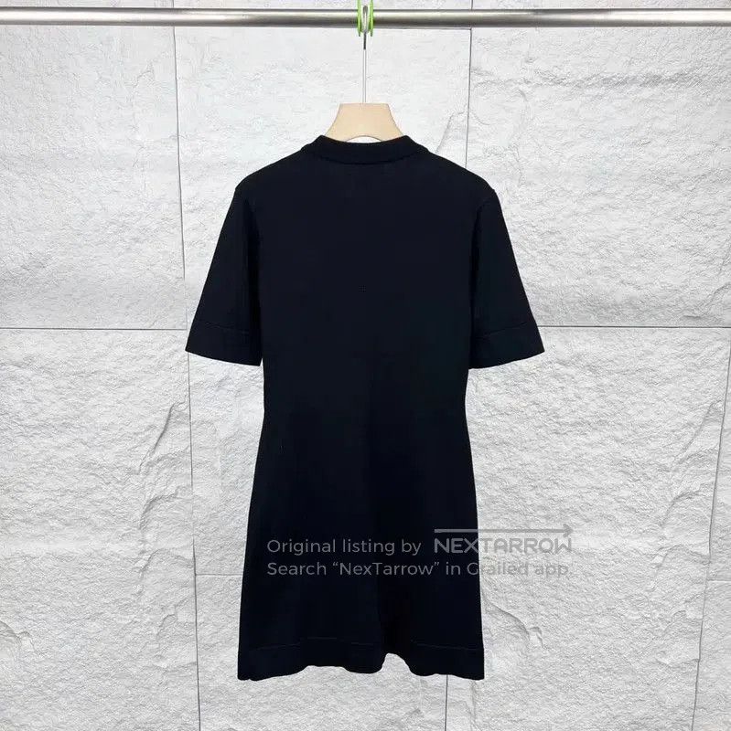 Louis Vuitton Louis Vuitton Black Cotton Dress Size S . Size S / US 4 / IT 40 - 2 Thumbnail